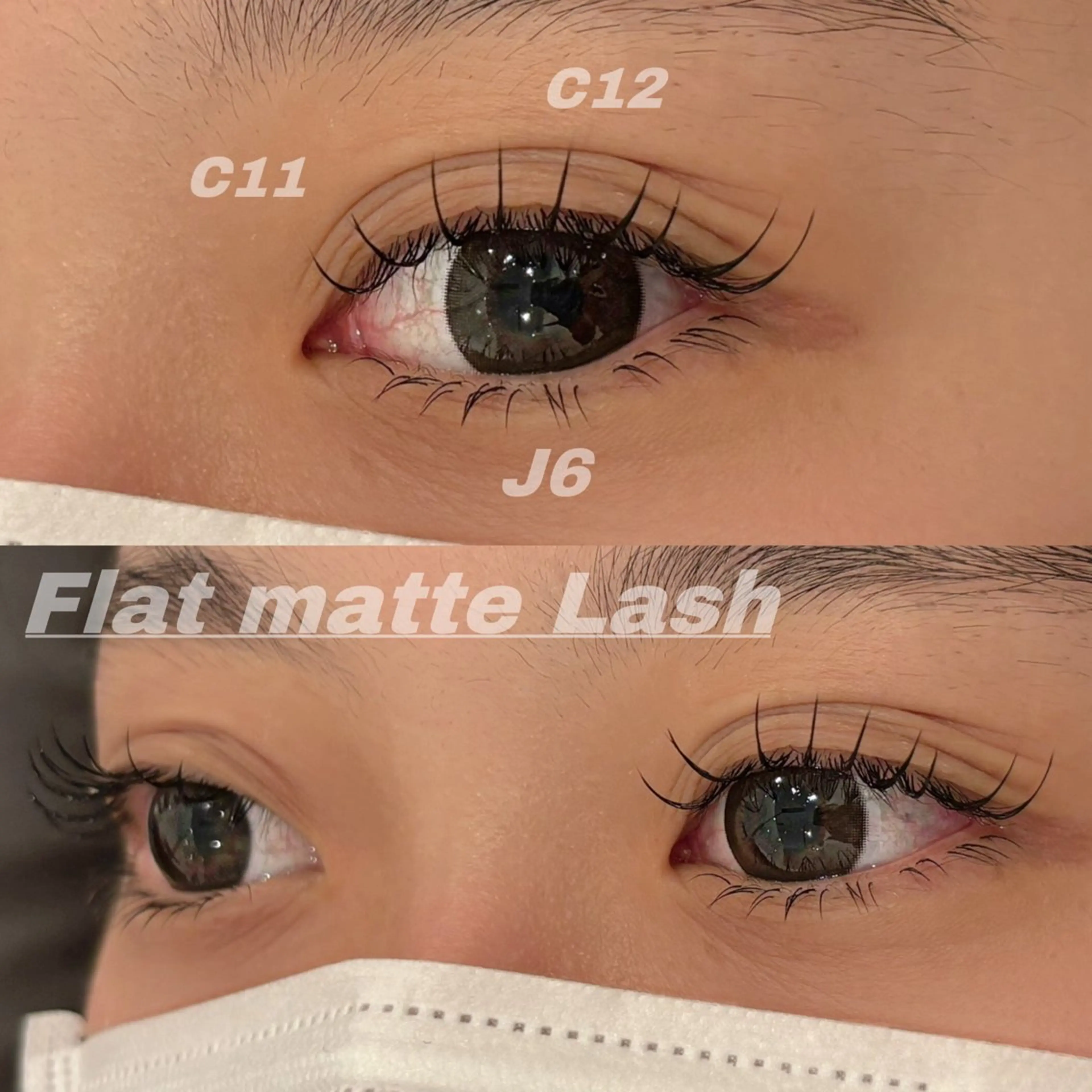 マツエク・マツパ Cカール フラットラッシュ Jカール マツエク Eye ELSA lash栄店 長沼の眉毛・アイブロウイメージ