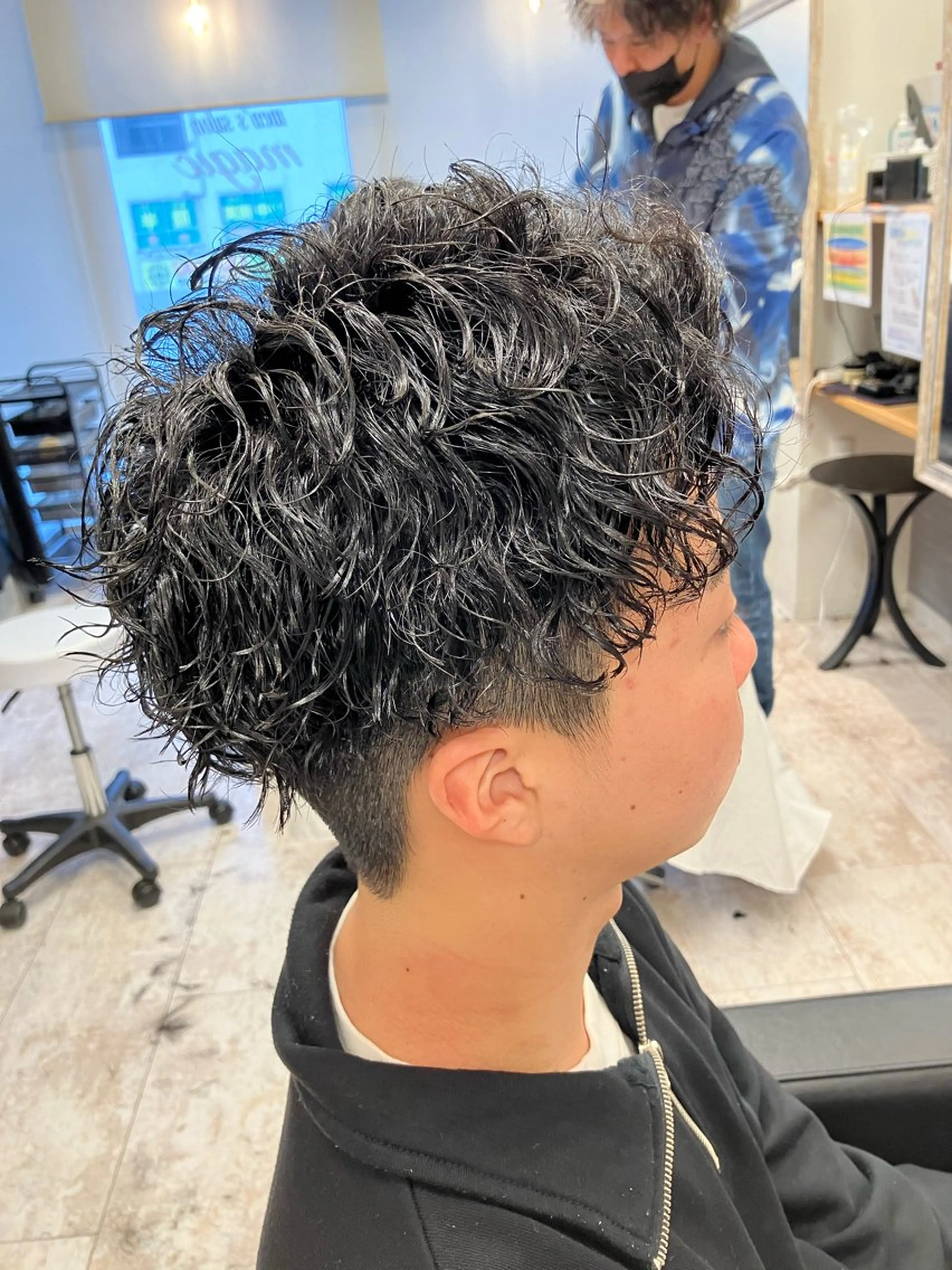 パーマ メンズ カット パーマ メンズ特化/パーマ/ フェードWATARUのヘアスタイル