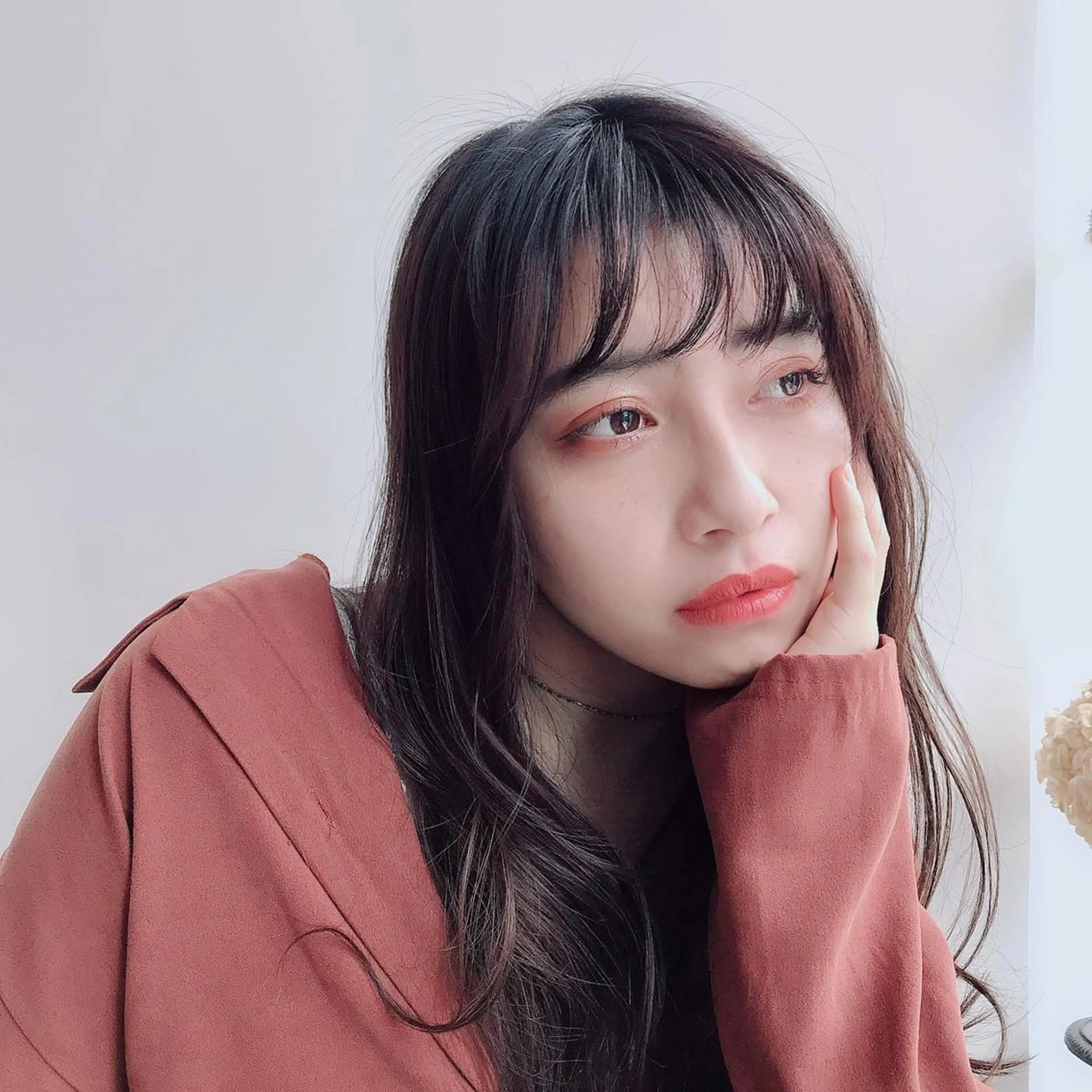 ロング カラー パーマ シースルーバング 大人お洒落女子❤︎ Ayakoのヘアスタイル