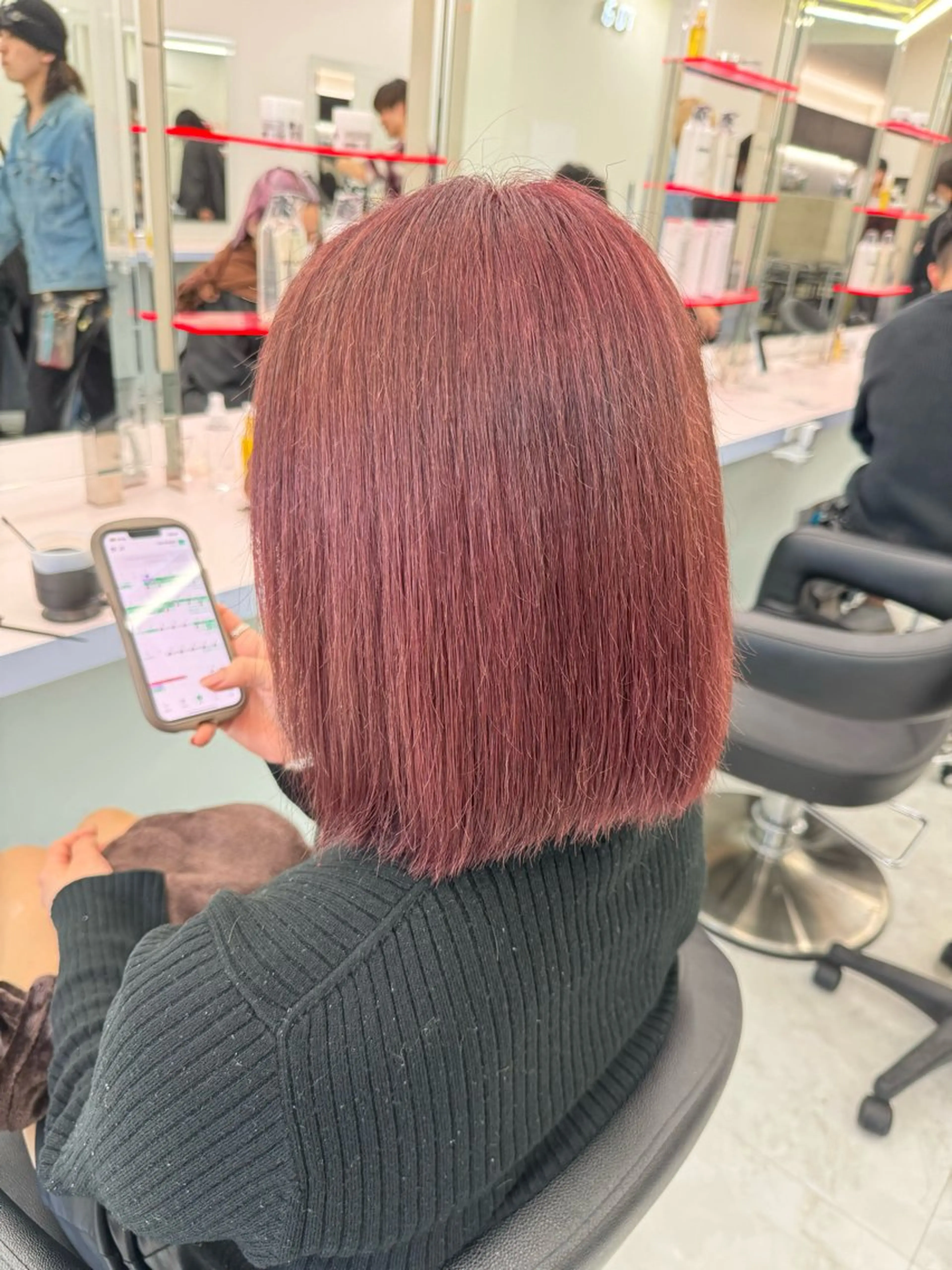 ミディアム カラー ラベンダーカラー ピンクカラー ピンクラベンダー カット ヘアカラー トリートメント ヘアセット ♡ブリーチカラー♡ Mirioのヘアスタイル