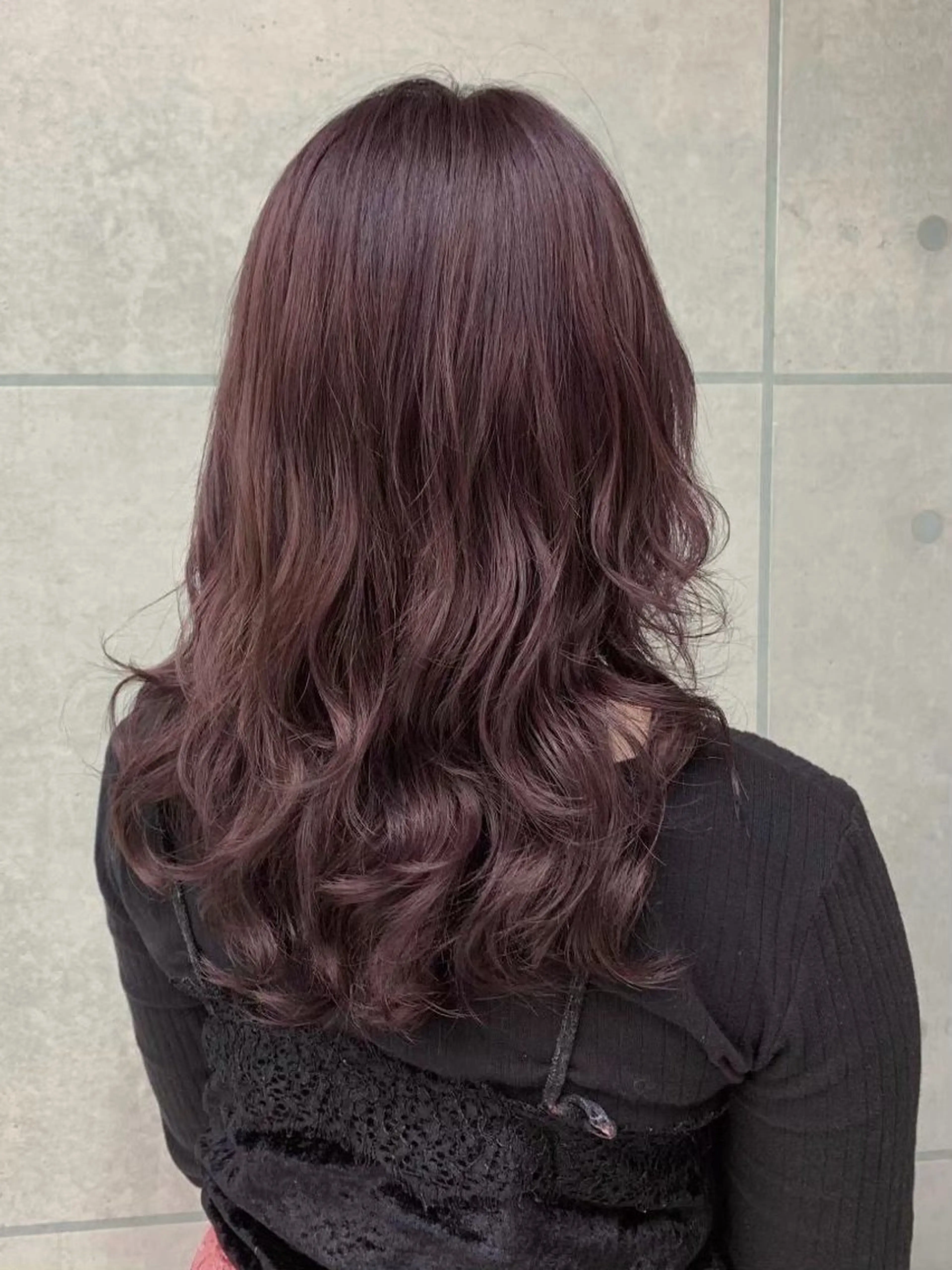ロング カラー カット ヘアカラー トリートメント ミニモの評価100% /艶カラー/井上あいのヘアスタイル