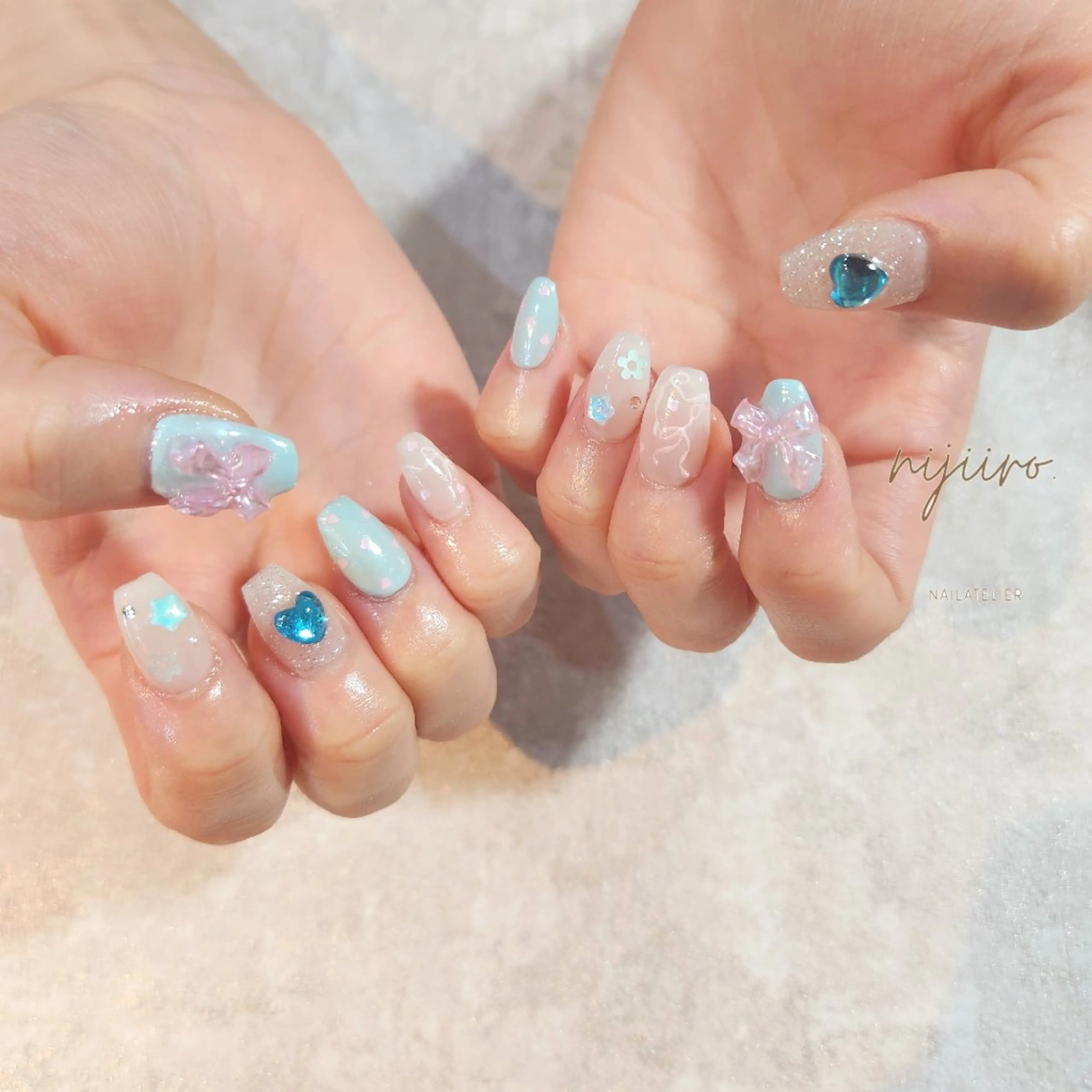 ネイル ハンドネイル nailatelier nijiiro.所属・nijiiro🌈 サトウのネイルデザイン