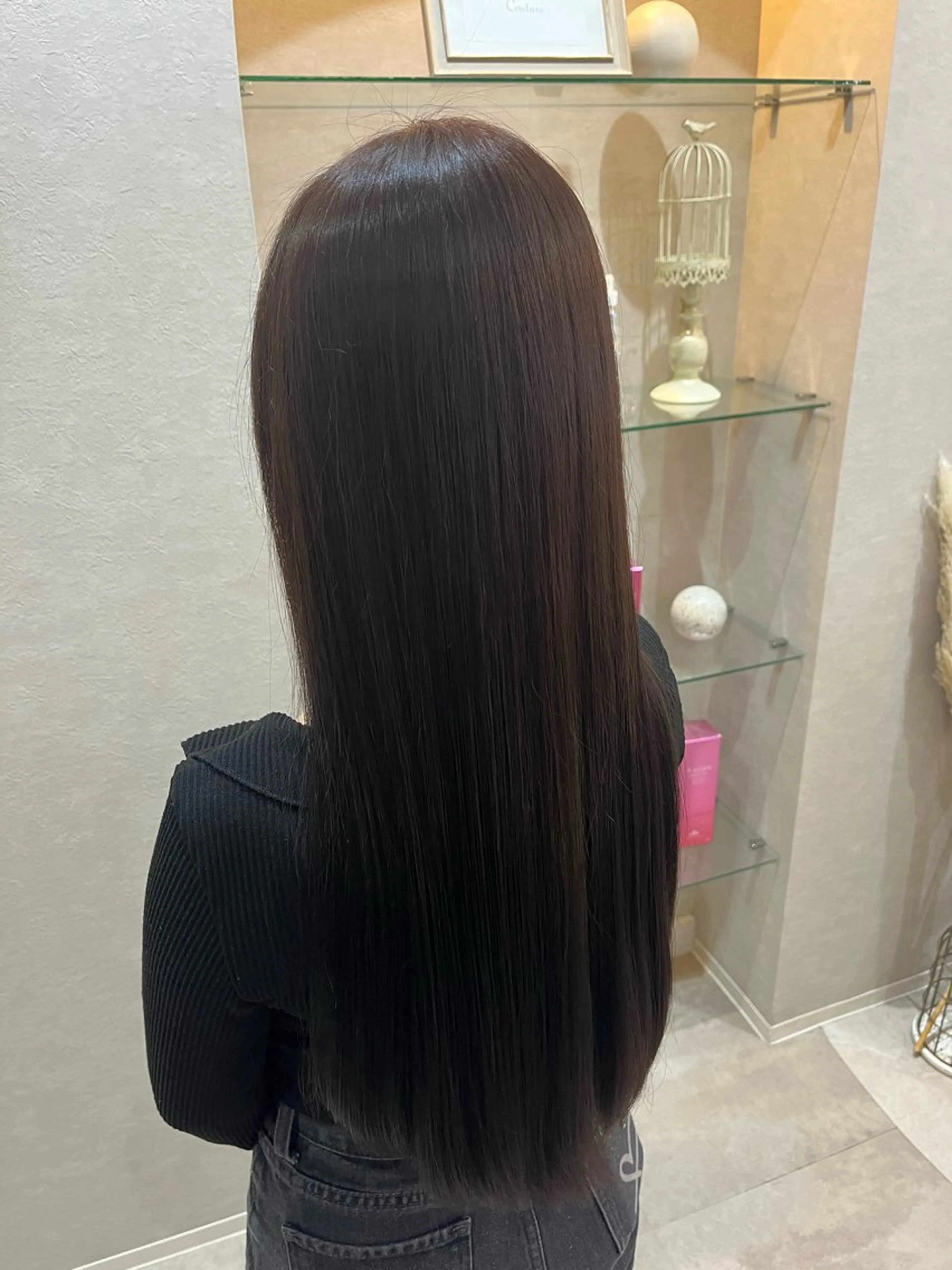ロング ヘアカラー トリートメント runa .のヘアスタイル