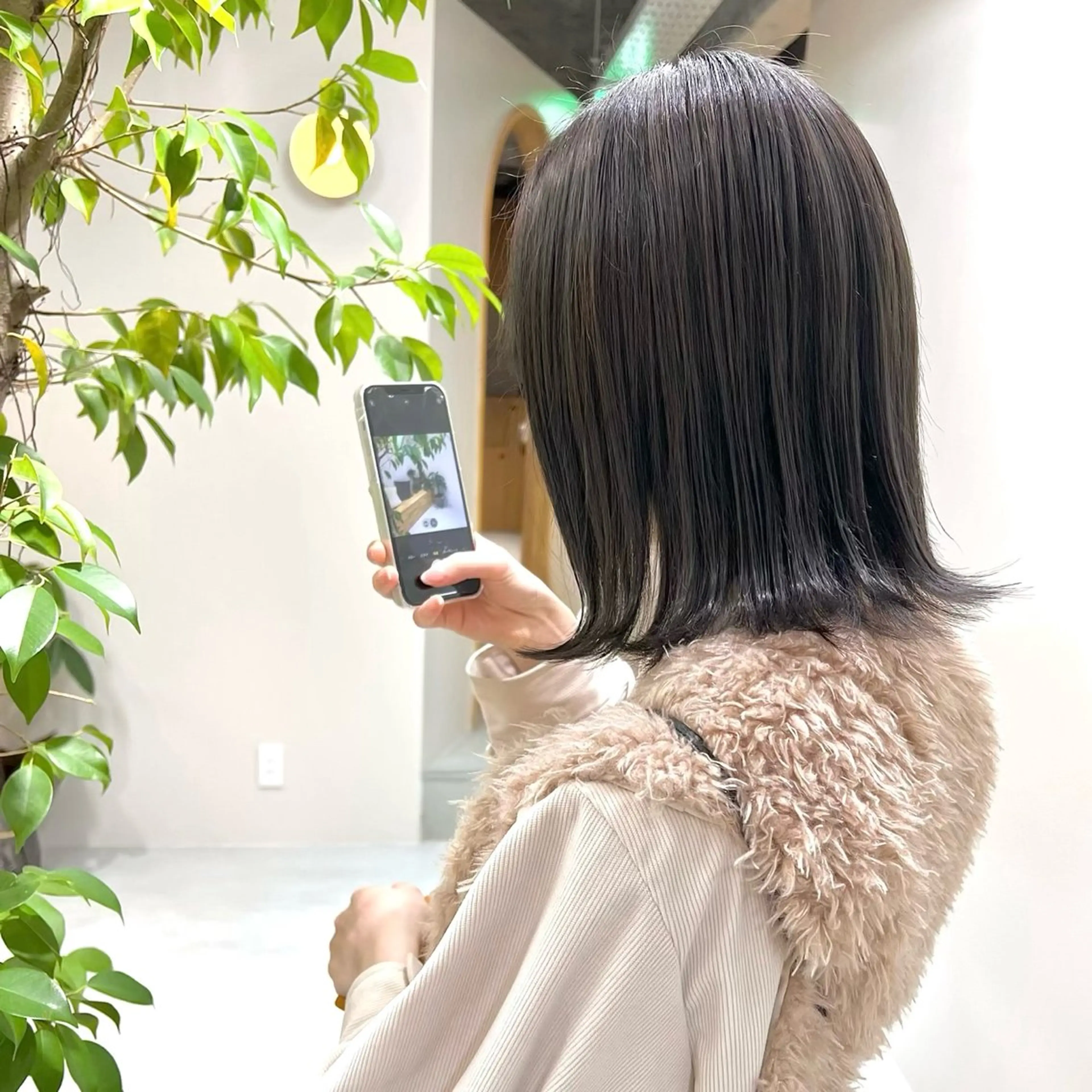 カラー ヘアカラー 三好 万葉のヘアスタイル