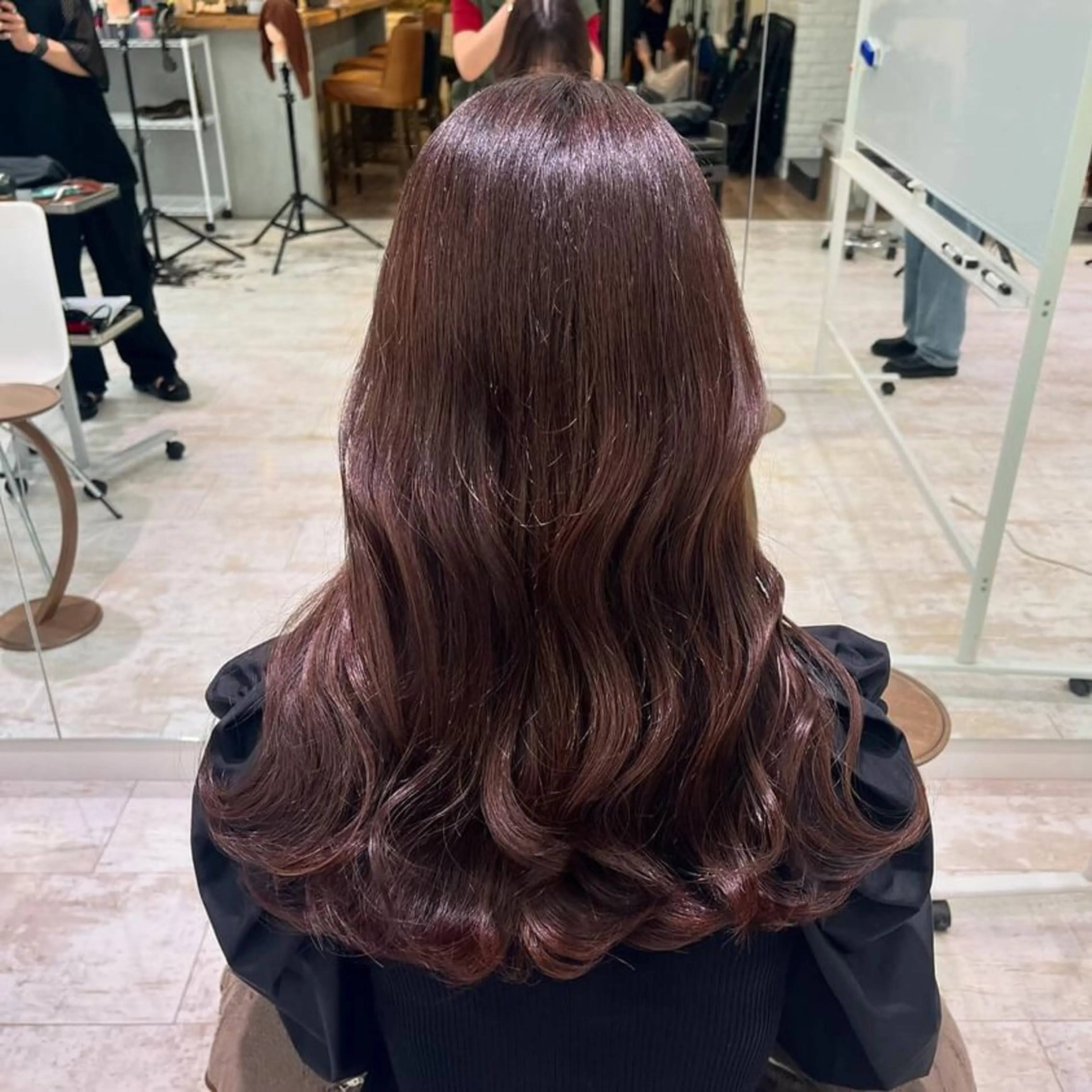 ロング 韓国風ヘア ロング issa academyのヘアスタイル
