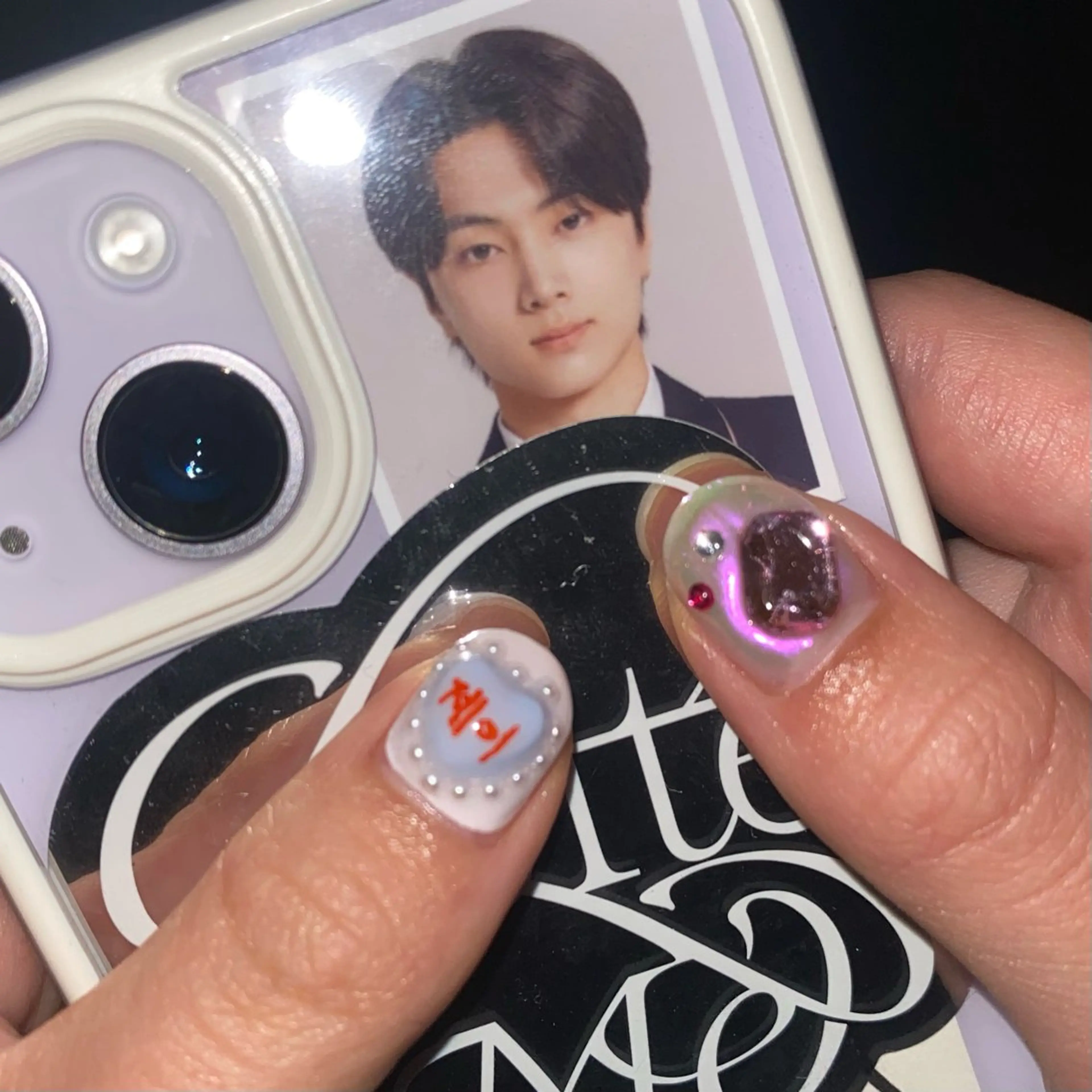 メンズ ネイル ハンドネイル akari✨ 韓国風、メンズネイルのネイルデザイン