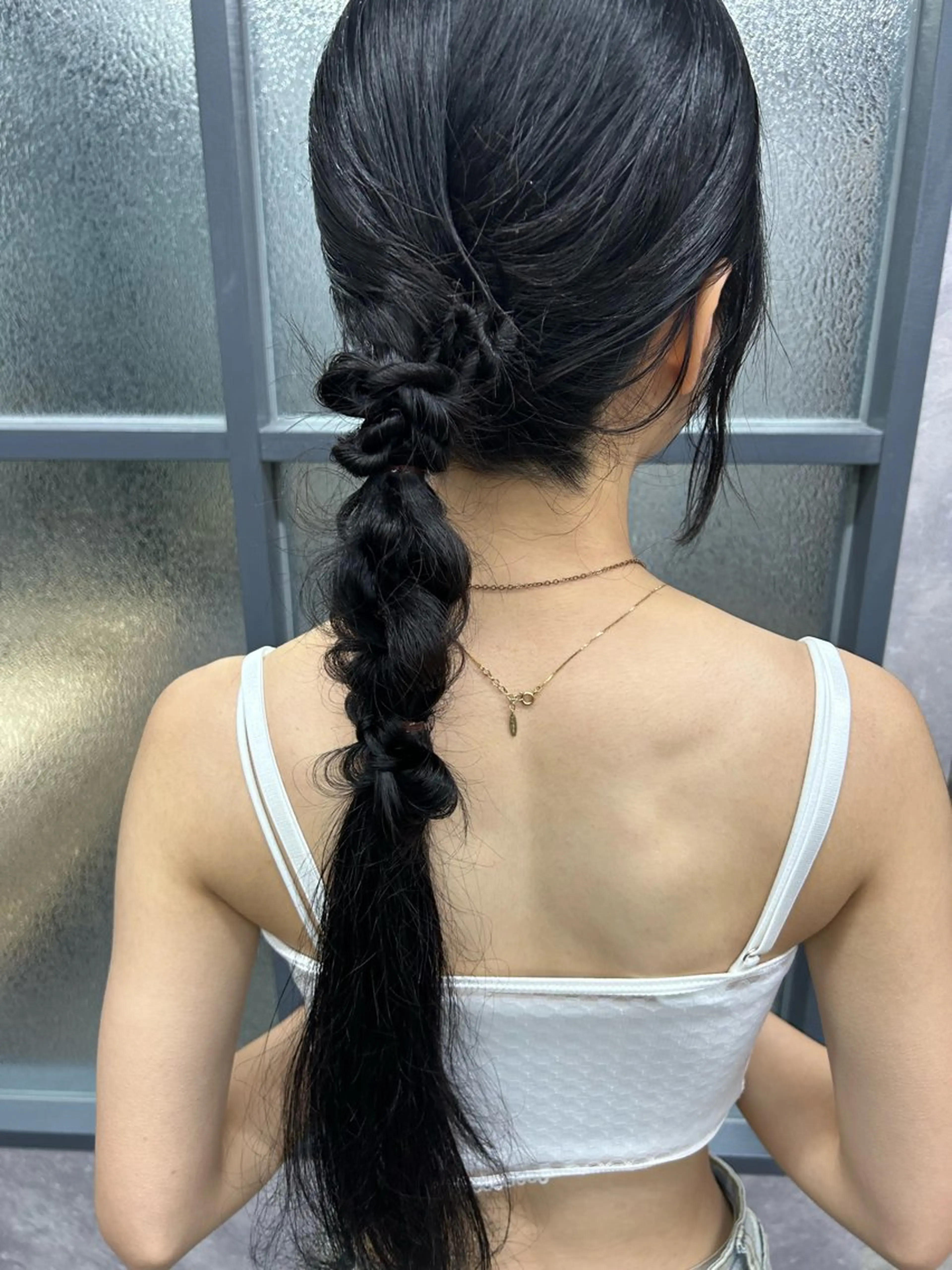 ロング ヘアアレンジ ヘアセット 飯塚 沙衣のヘアスタイル