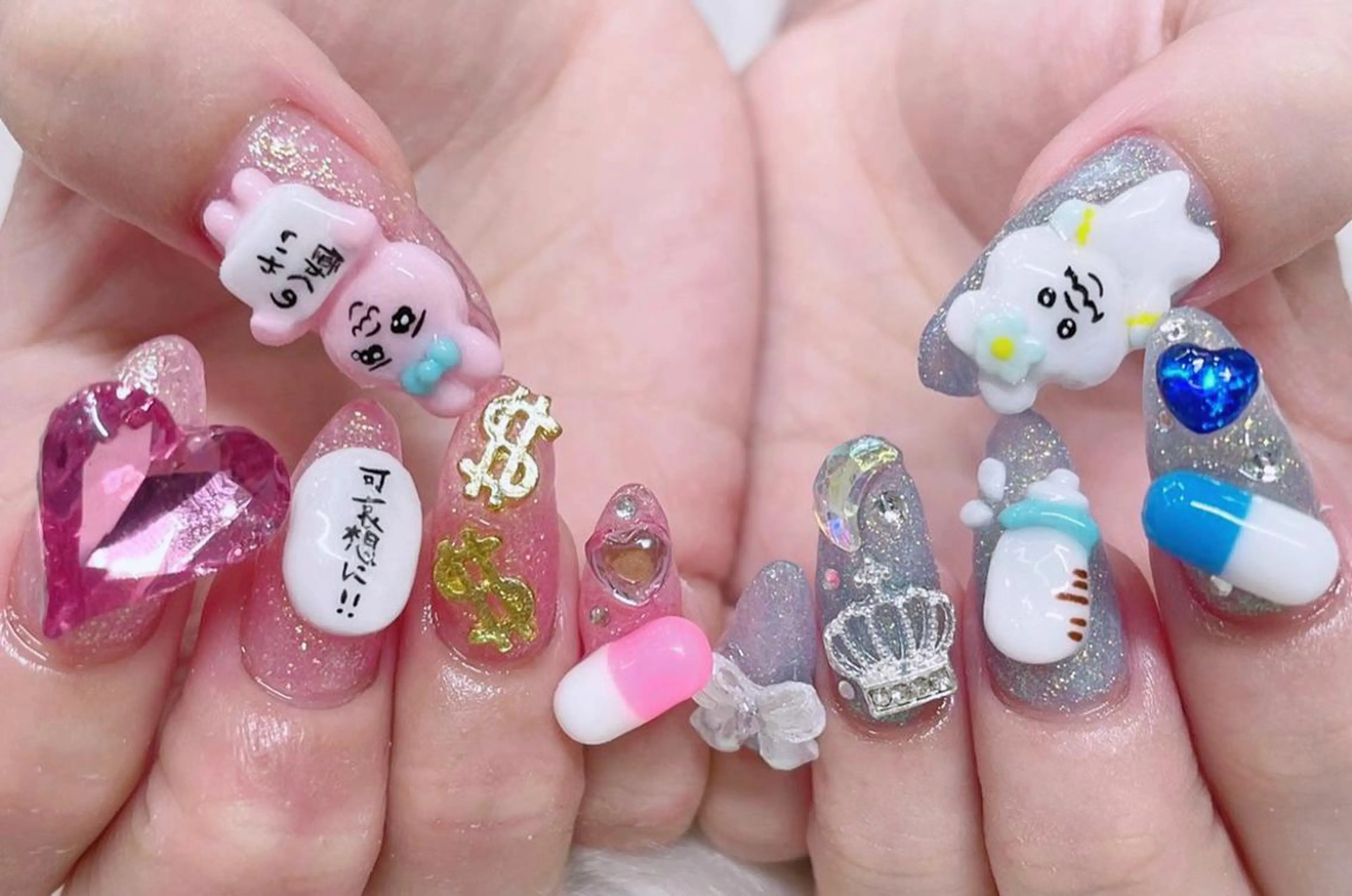 ネイル 成人式 スカルプネイル NAILSGOGO shibuyaのネイルデザイン