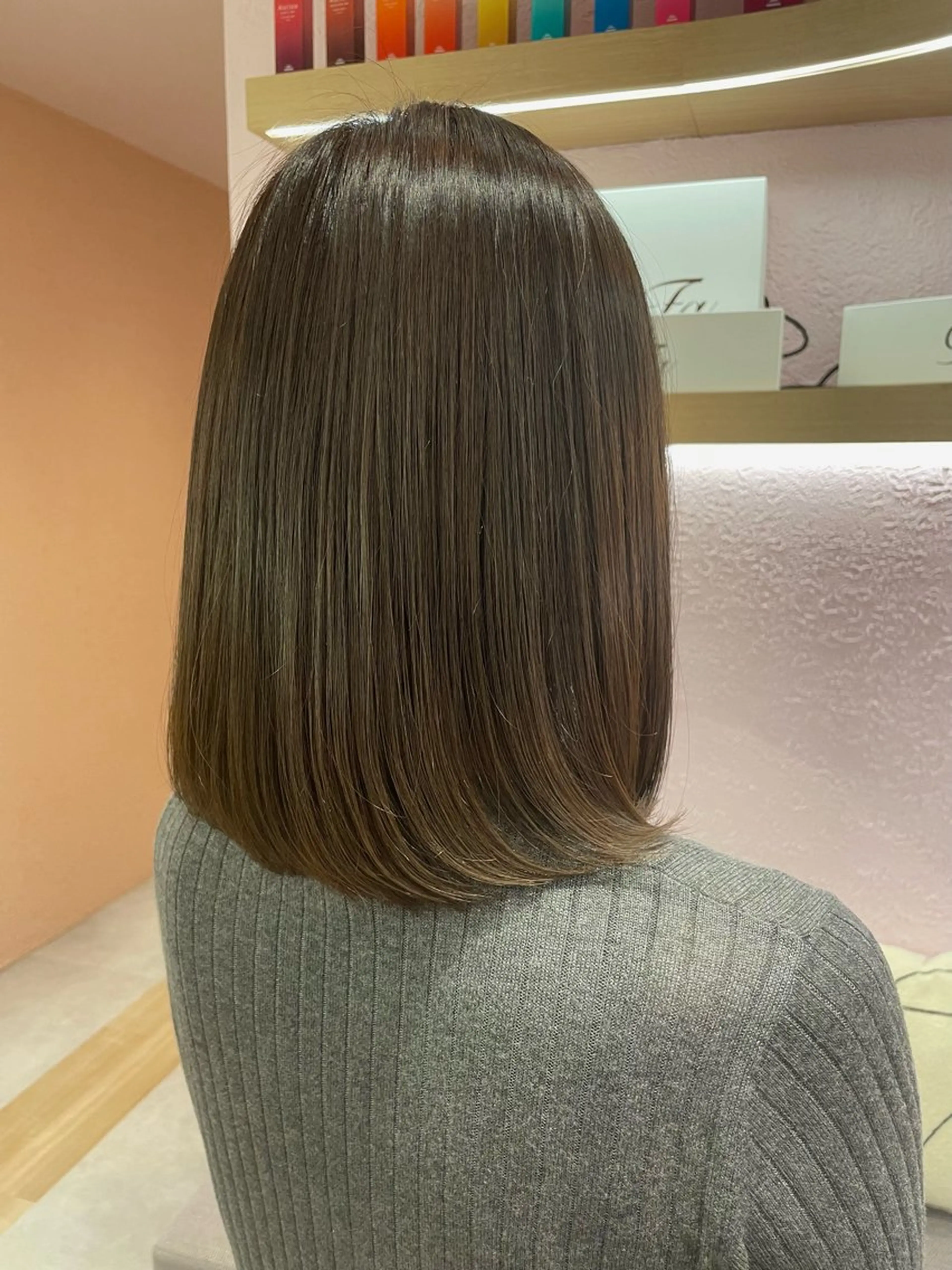 ショート アッシュ アッシュブラウン ヘアカラー merc.🐰澤田 凜のヘアスタイル