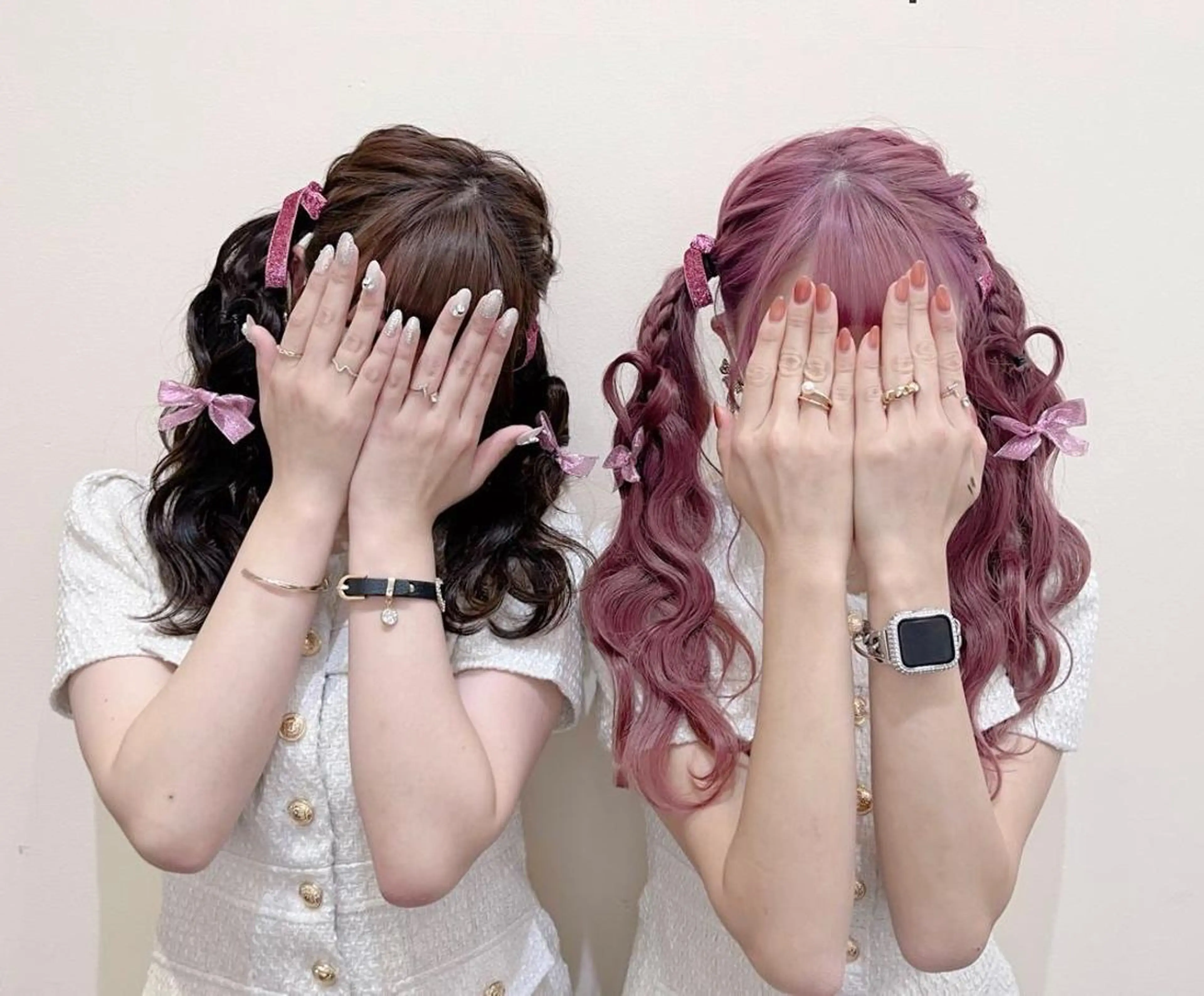 セミロング ヘアアレンジ HAIR MAKE SALON new  me所属・ヘアメイク new meのその他イメージ