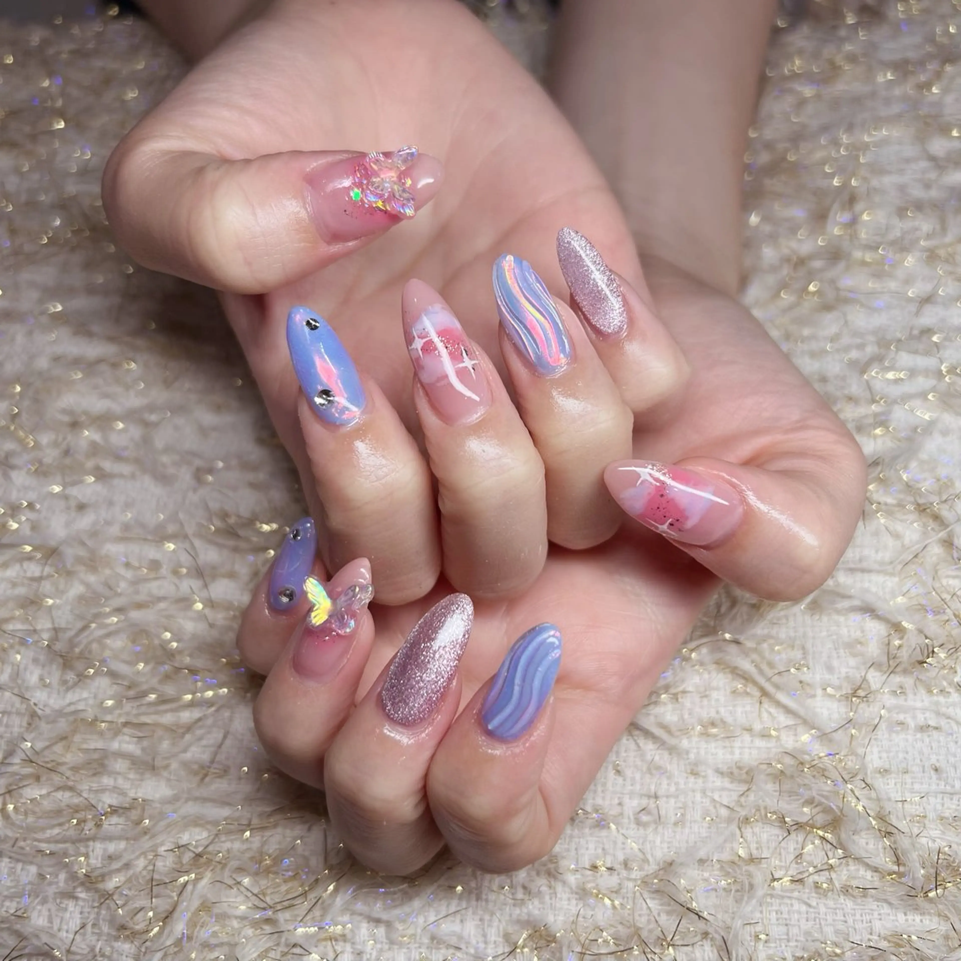 ネイル ハンドネイル 鈴木 優希のネイルデザイン