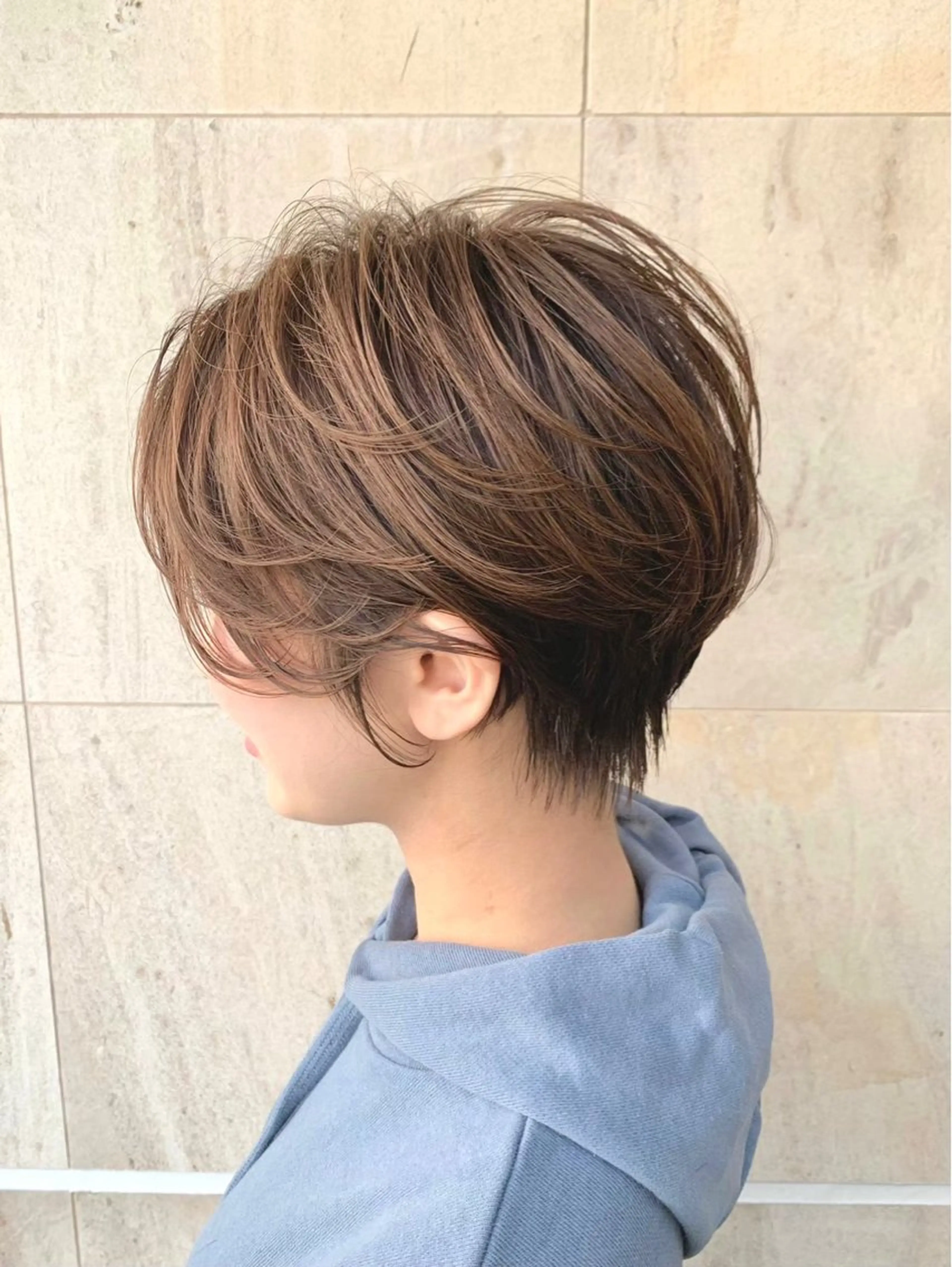 ショート ハイライト 髪質改善 縮毛矯正 トリートメント 艶髪/髪質改善/ NATSUKI🍯のヘアスタイル
