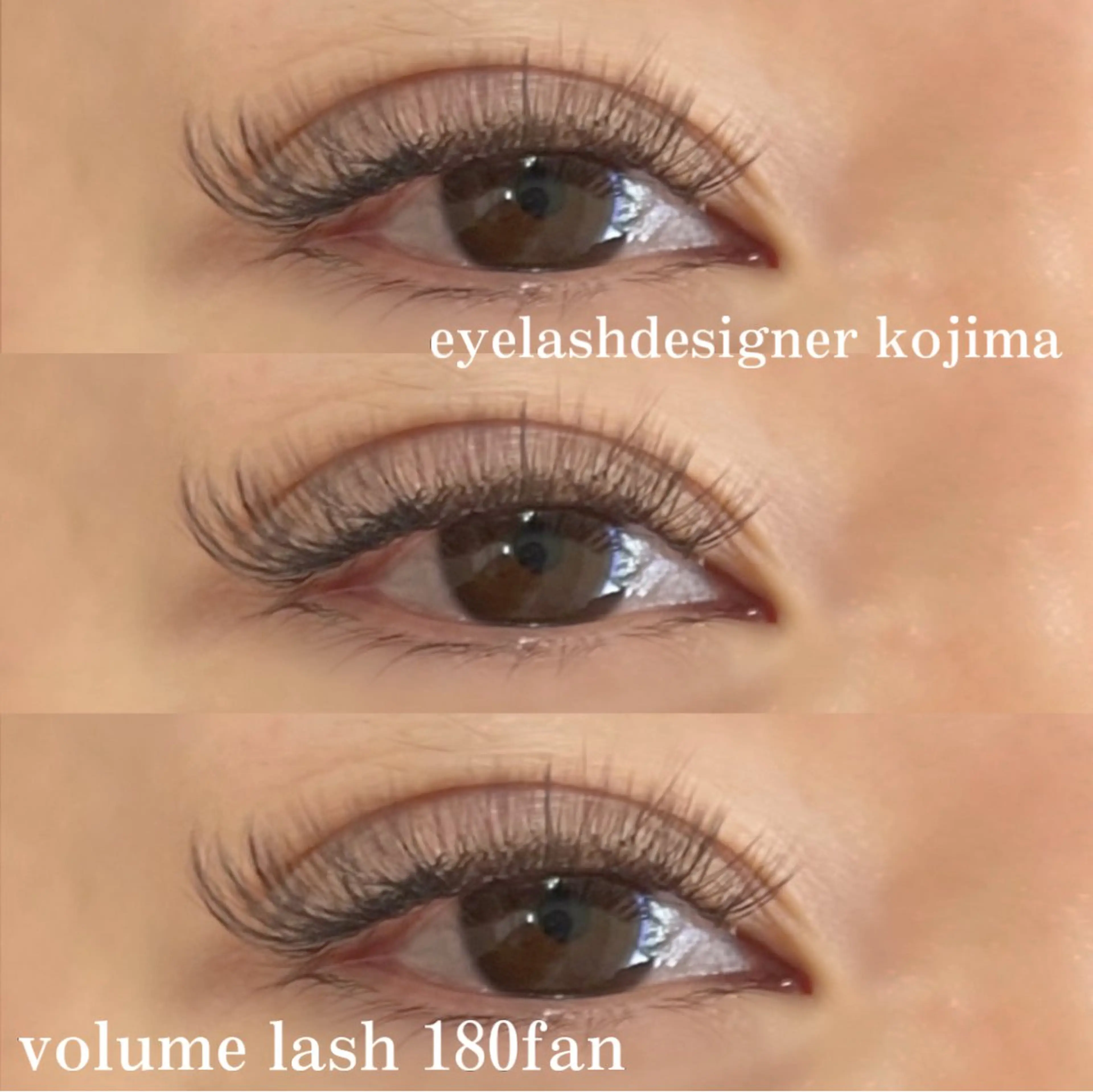 マツエク・マツパ ボリュームラッシュ Trinity eyelashのマツエク・マツパデザイン