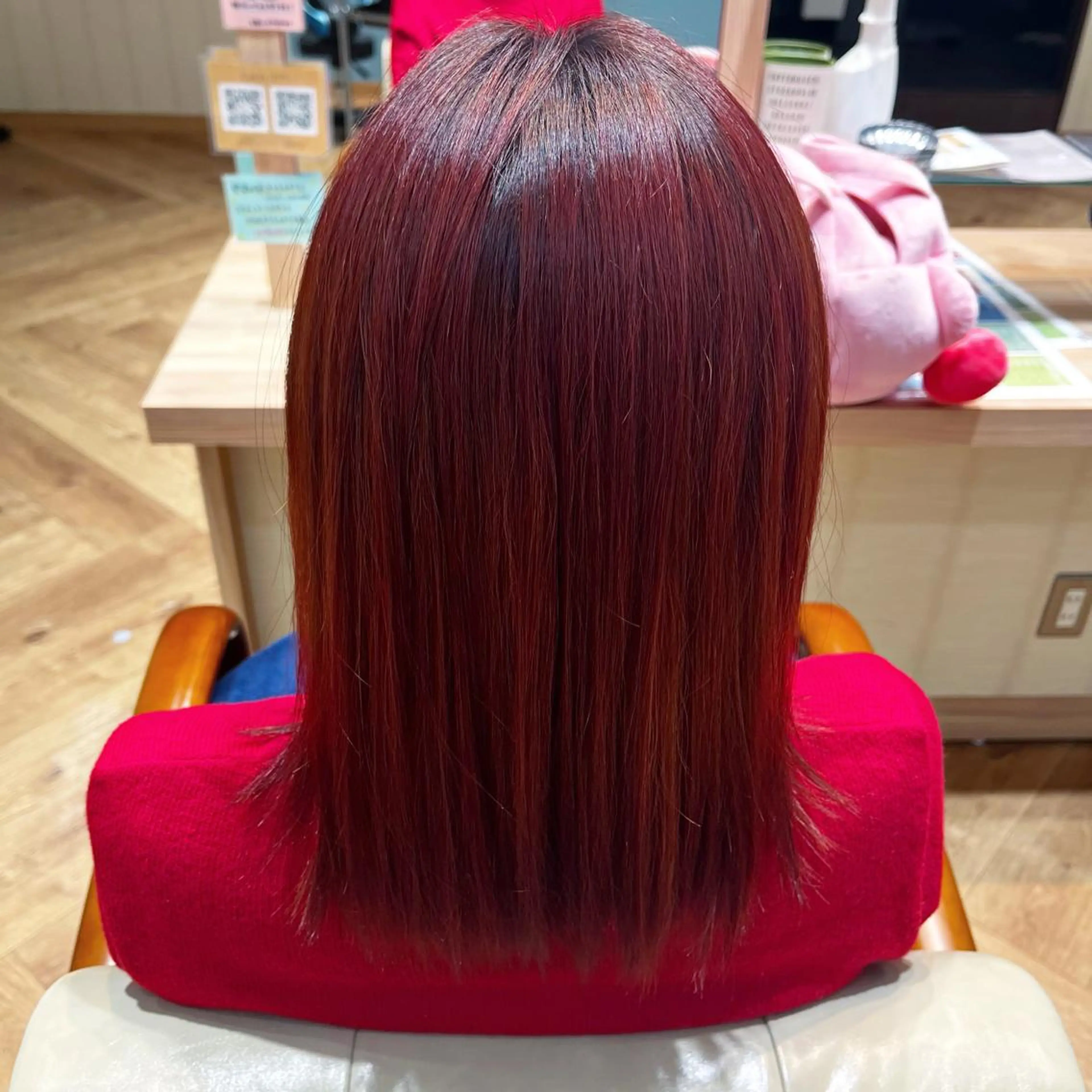 カラー レッドカラー Casita Hair Resort  イオンモール熱田店所属・杉山 理乃のヘアスタイル