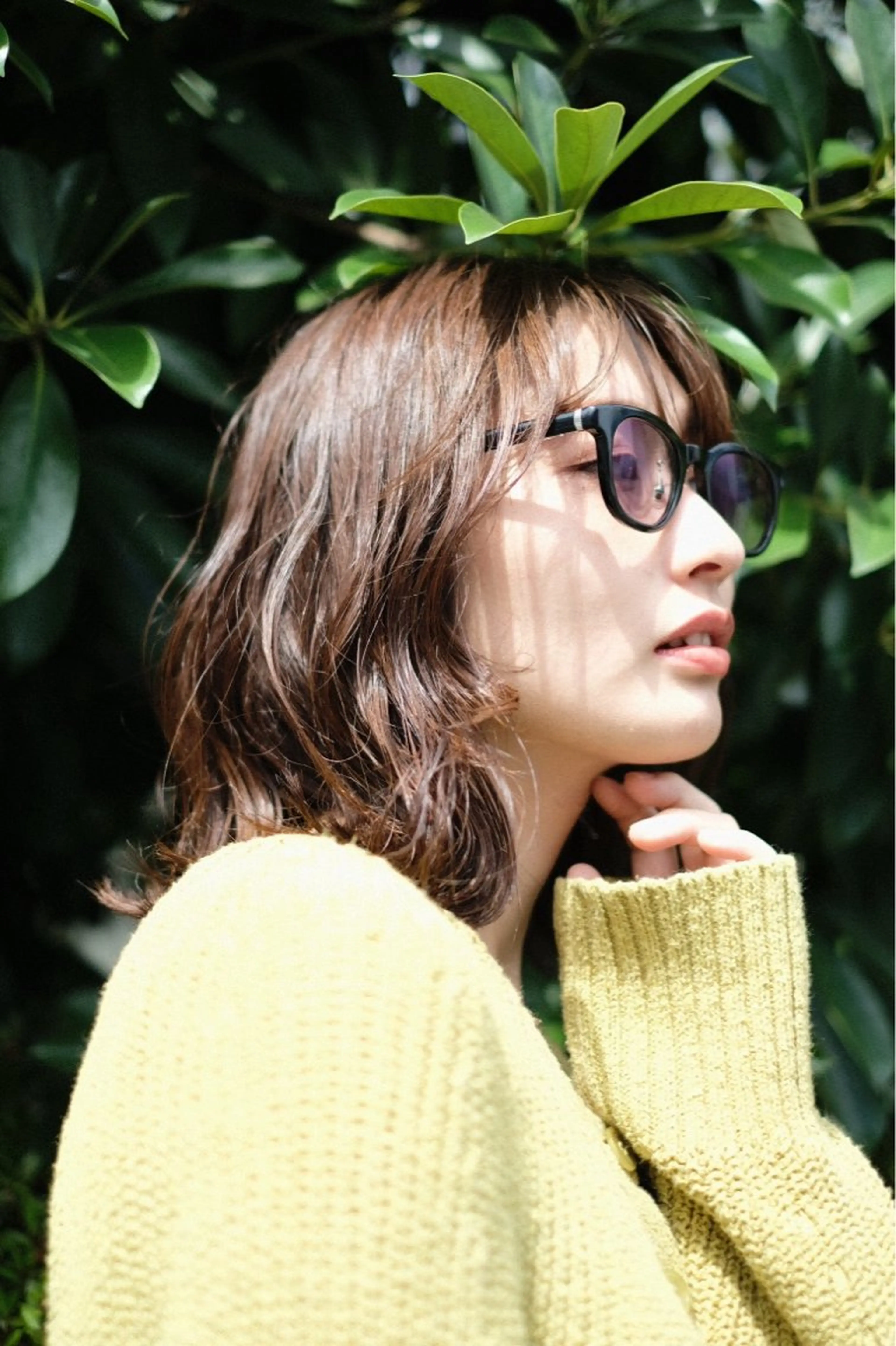 ミディアム カラー カット ヘアカラー ウルフ、ボブ美容師 今井のヘアスタイル