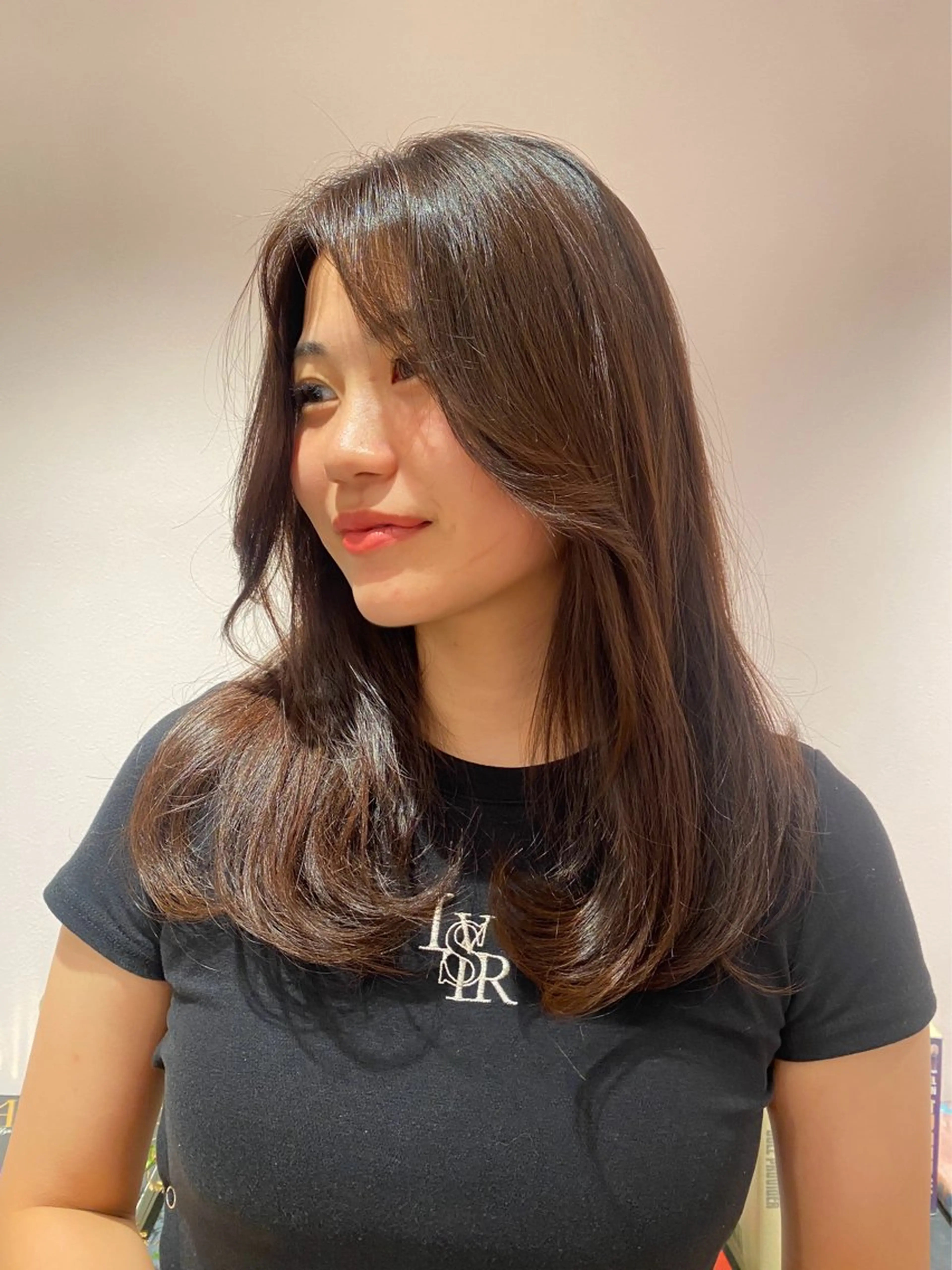 ミディアム パーマ ミディアムパーマ パーマ 🫧Miyu パーマ 縮毛🫧のヘアスタイル