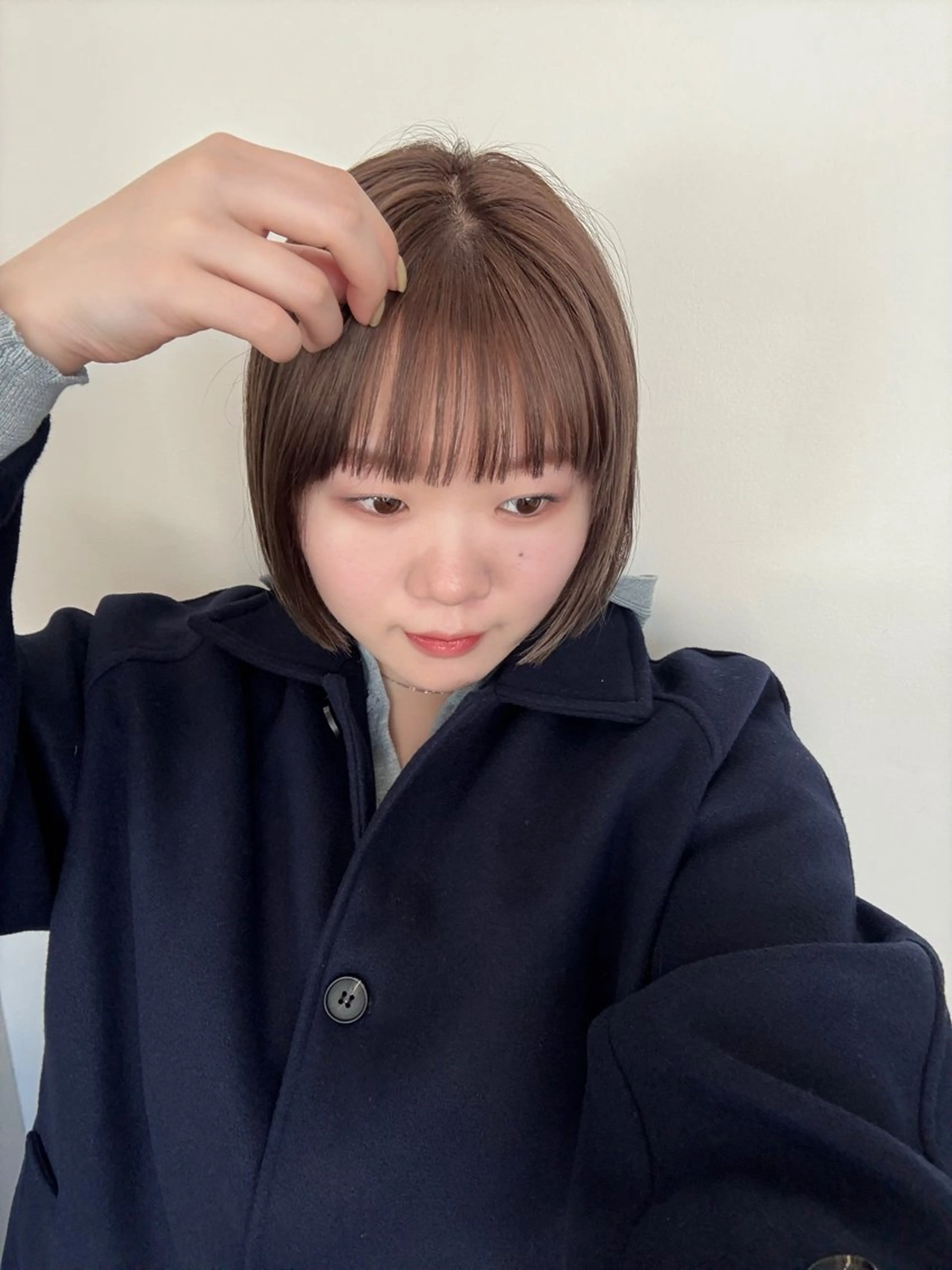 ショート カット ヘアカラー 似合わせ/透明感 /レイヤー/りほ🤍のヘアスタイル