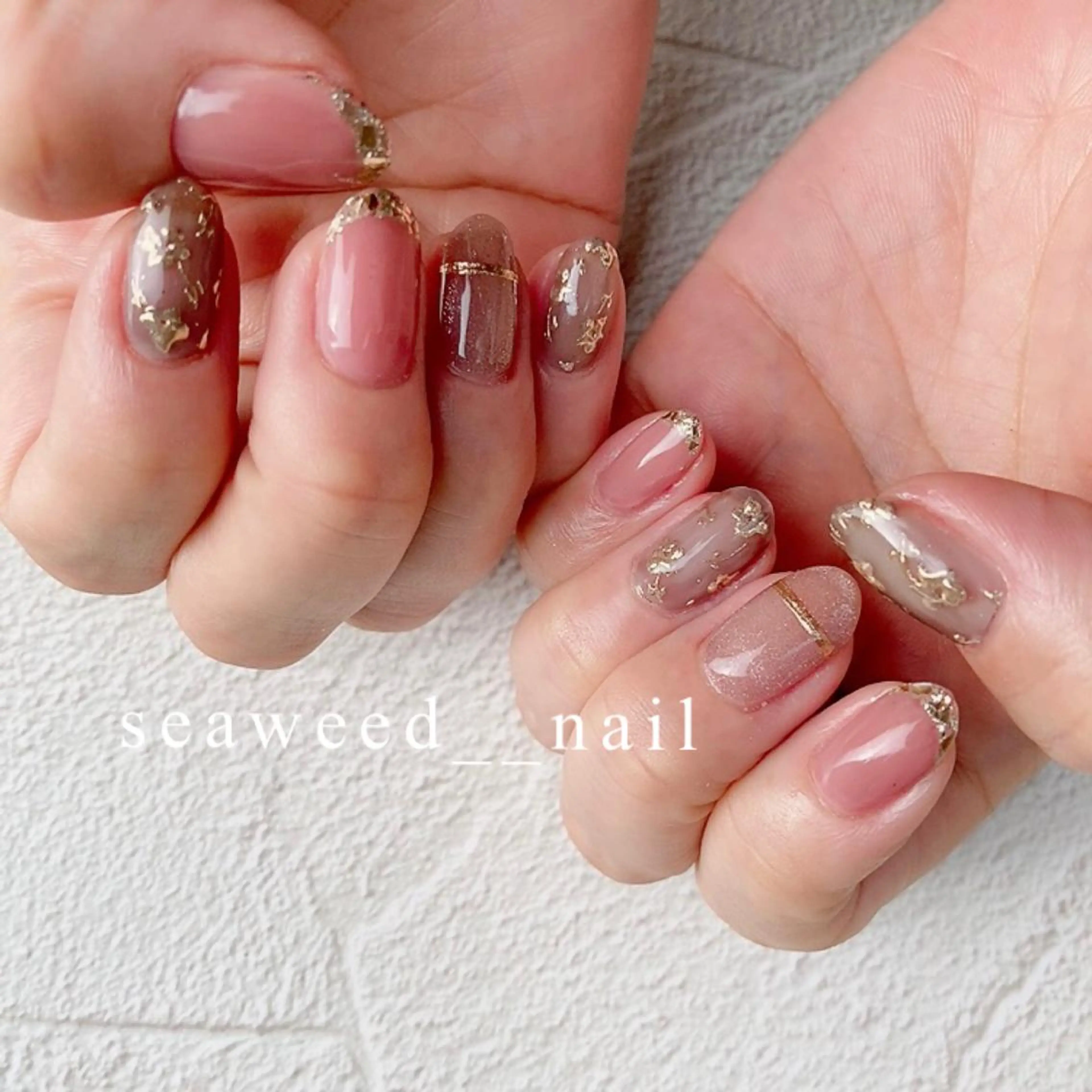 ネイル ハンドネイル seaweed nailのネイルデザイン