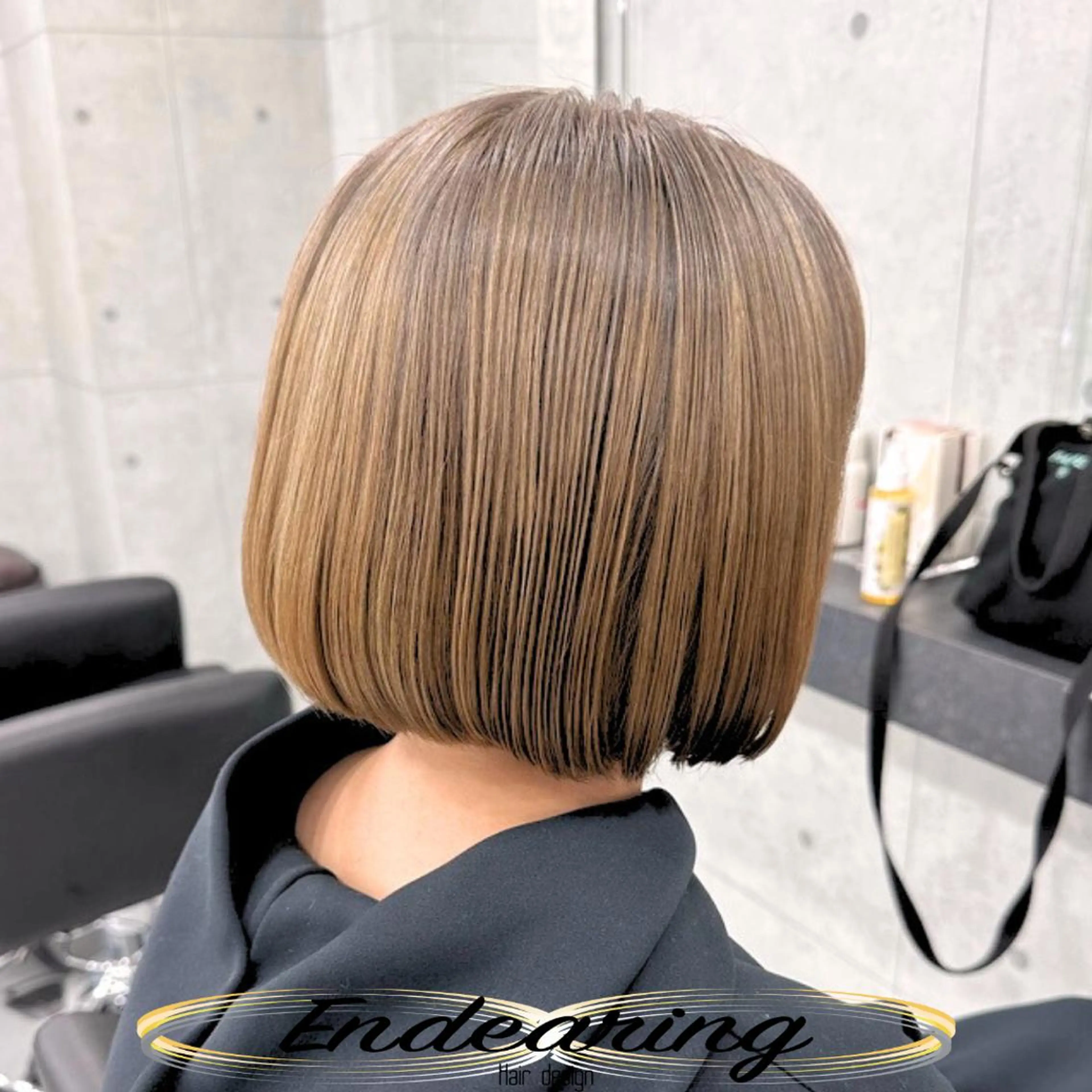 カラー ブリーチ インナーカラー ボブ ヘアカラー Endearing 銀座/YOKOのヘアスタイル