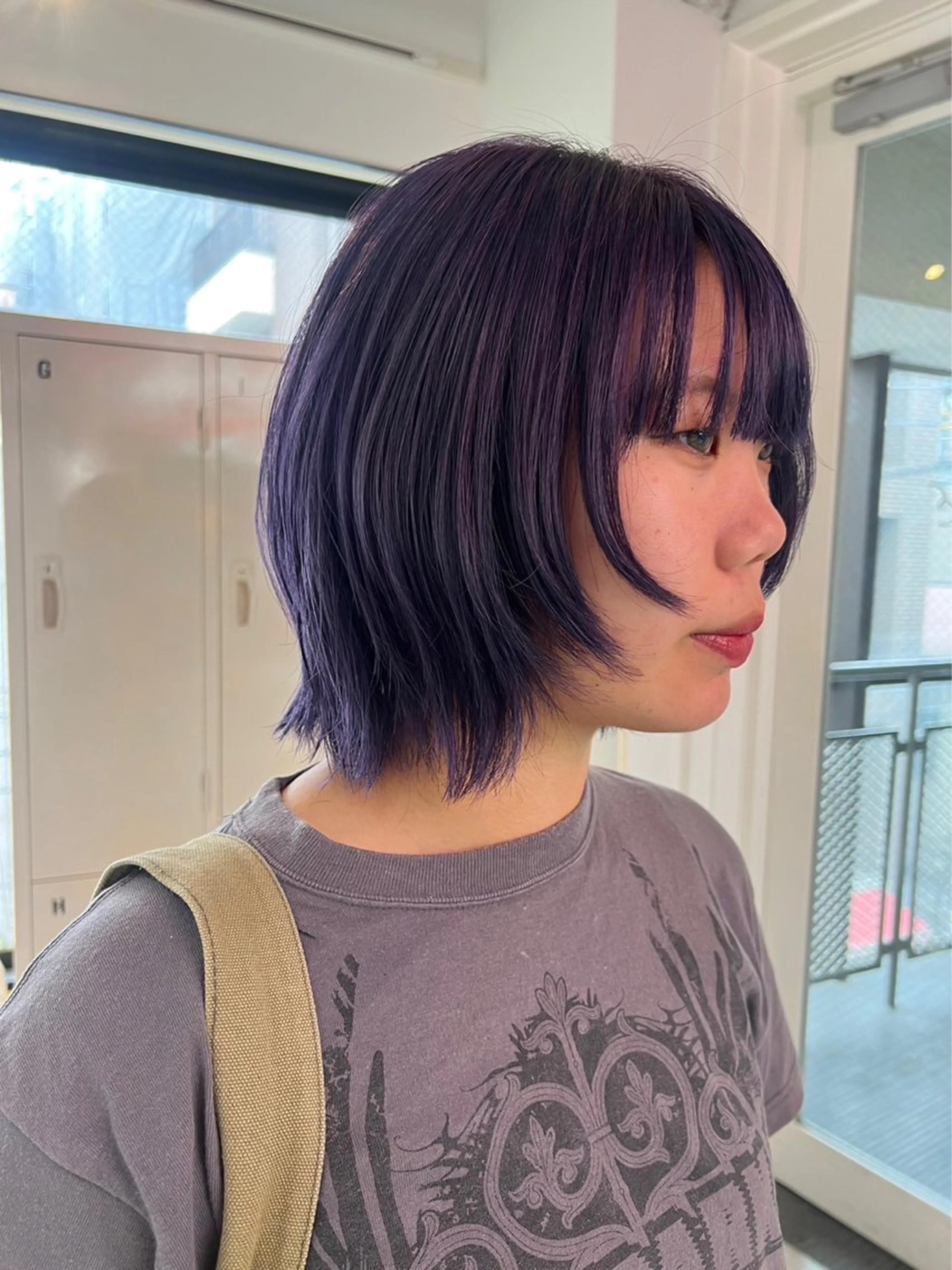 カラー 艶 ハイトーン✨ユキノのヘアスタイル