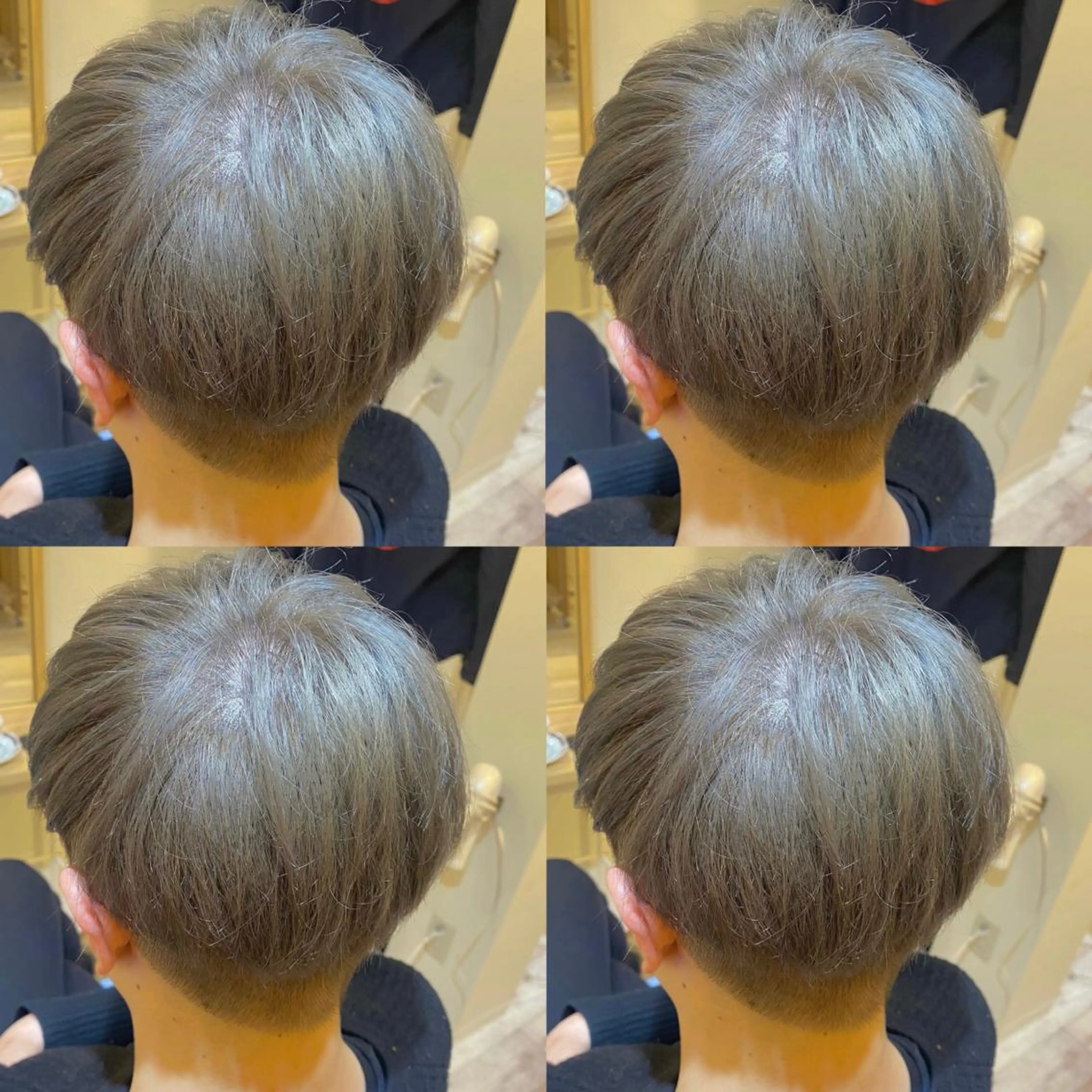 ショート カラー メンズ メンズハイトーン ハイトーンカラー hair＆relax　salon アトレ所属・金島 青のヘアスタイル