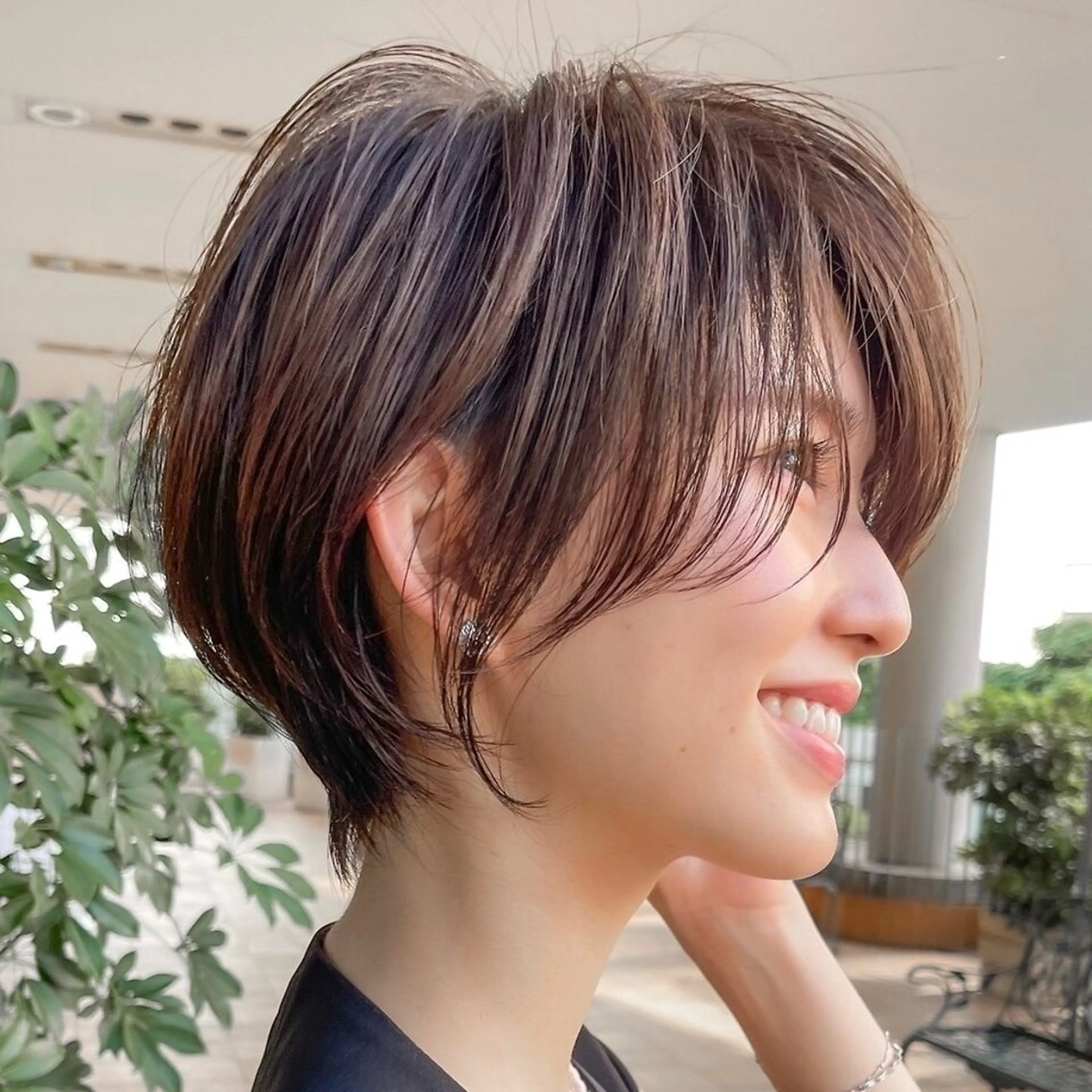 ショート カラー ハンサムショート 似合わせカット ショートヘア HARUKI MINATO JAPAN福岡所属・モテ髪レイヤー /韓国ヘアNOBUのヘアスタイル