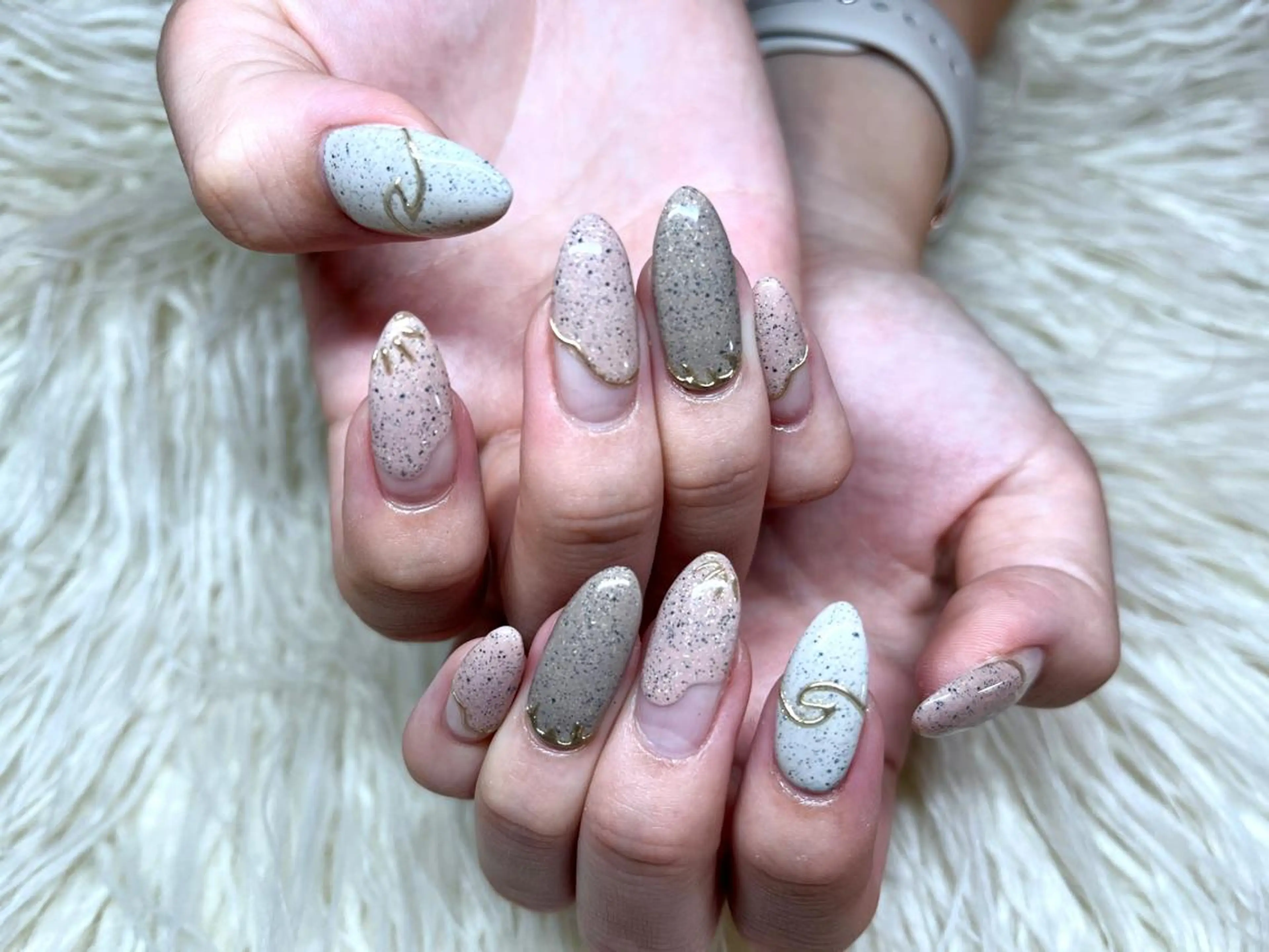 ネイル ジェルネイル ミラーネイル Nail salon LuaRのネイルデザイン