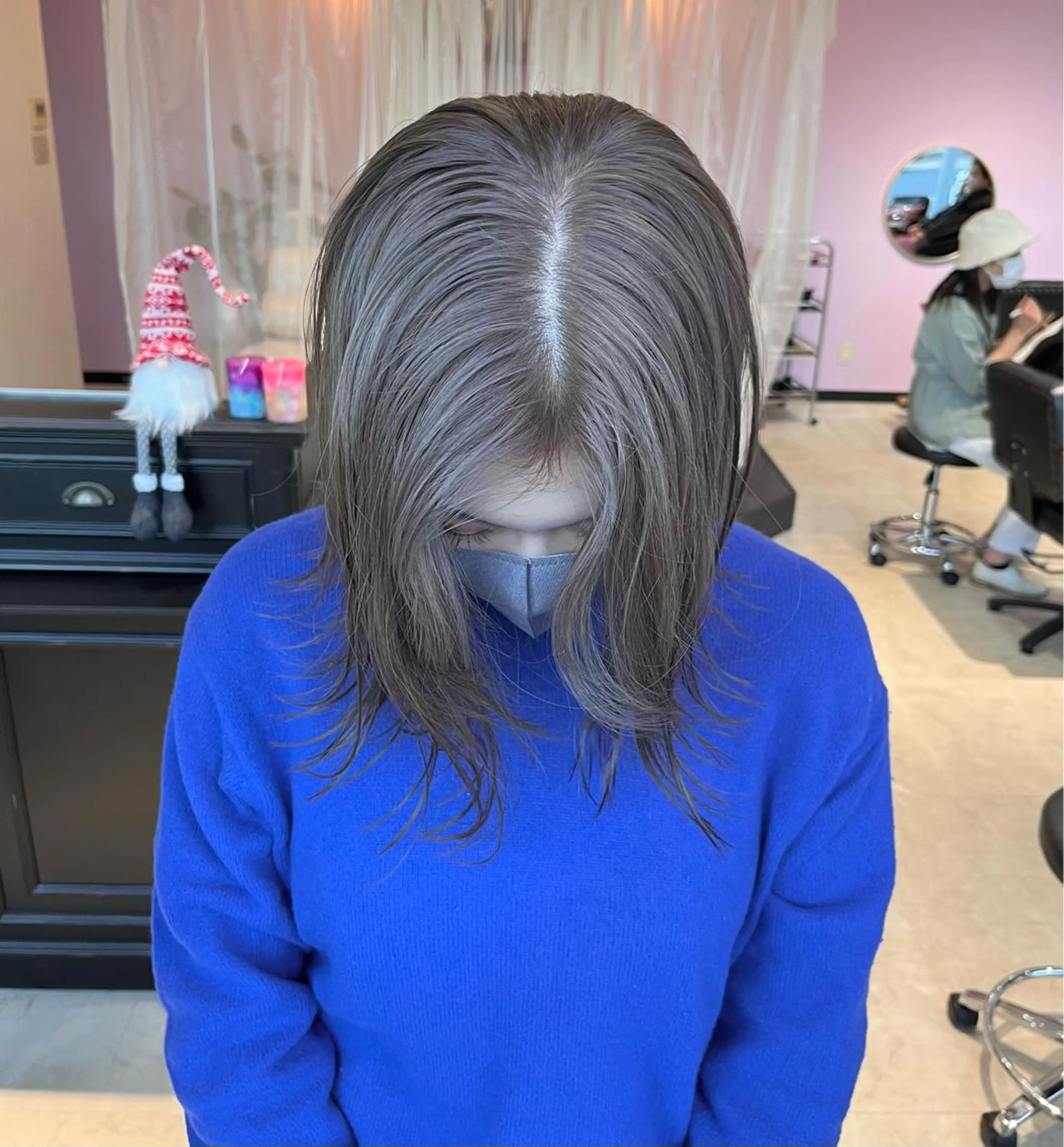 カラー ブリーチ グレージュ ハイトーンカラー MATTY yoshika 🐻のヘアスタイル
