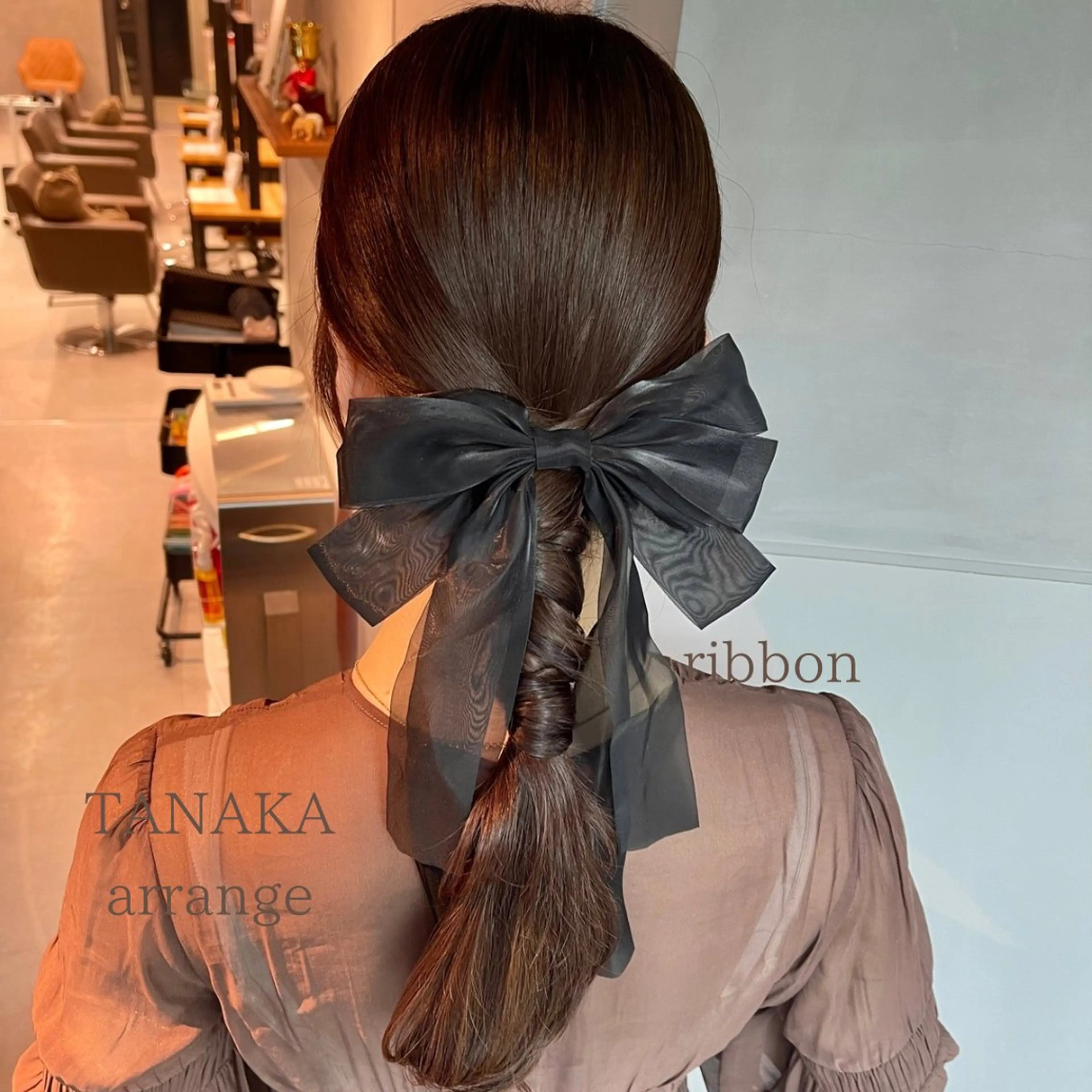 ヘアアレンジ ポニーテール 結婚式・ブライダル 卒業式のヘアスタイル ヘアセット charm《銀座》 ヘアセット/縮毛矯正のヘアスタイル