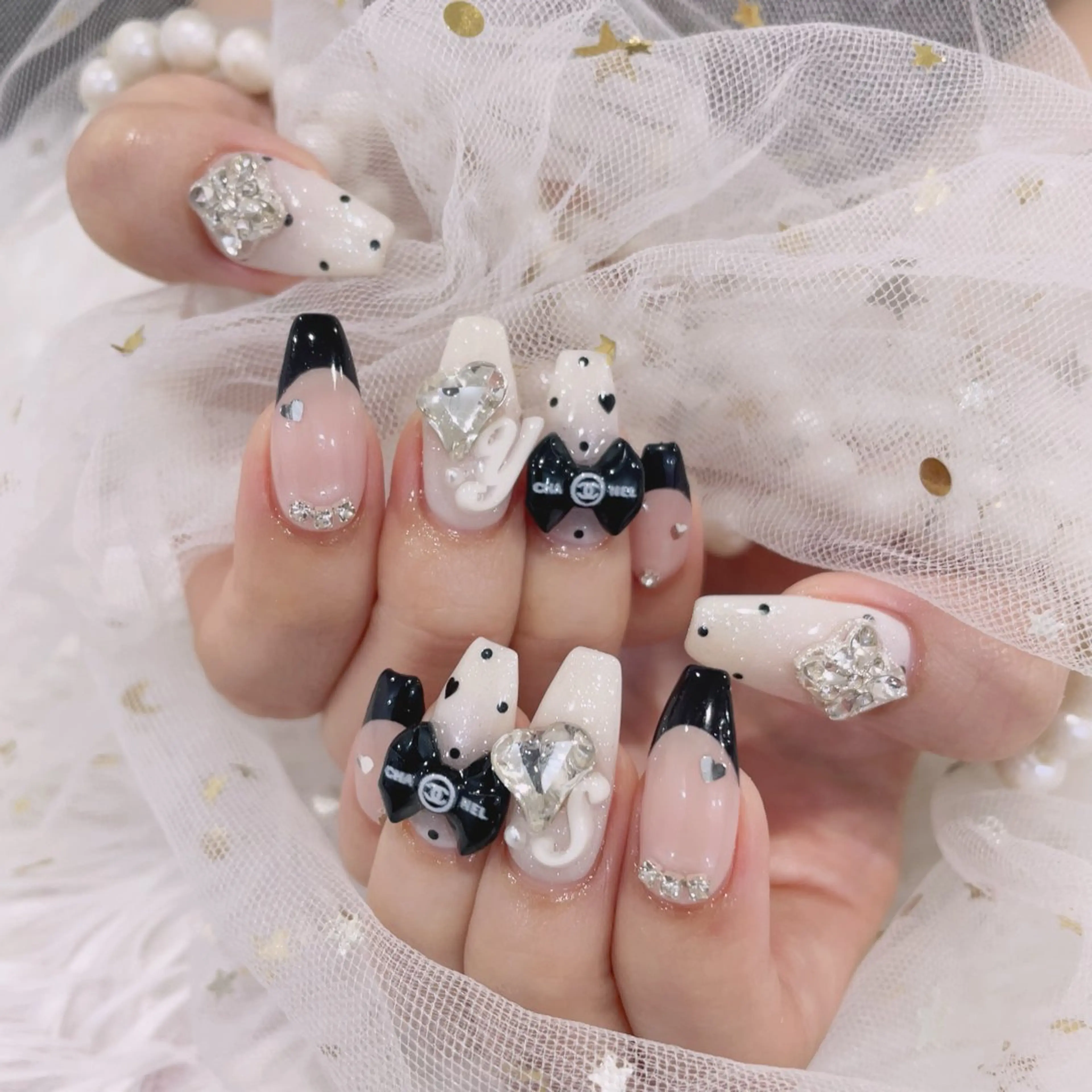 ロング ハンドネイル cho nailのネイルデザイン