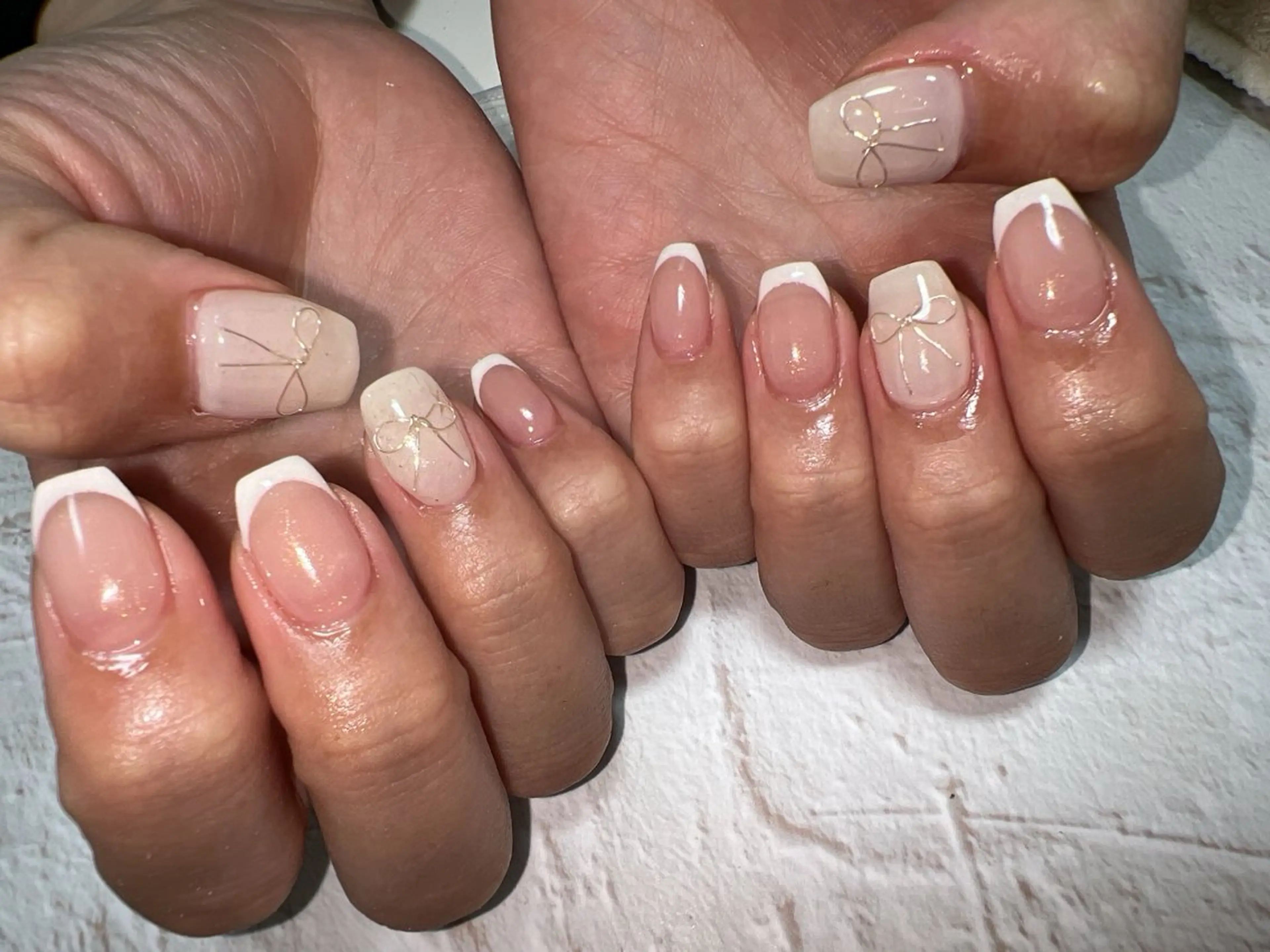 ネイル フレンチネイル coco nailのネイルデザイン