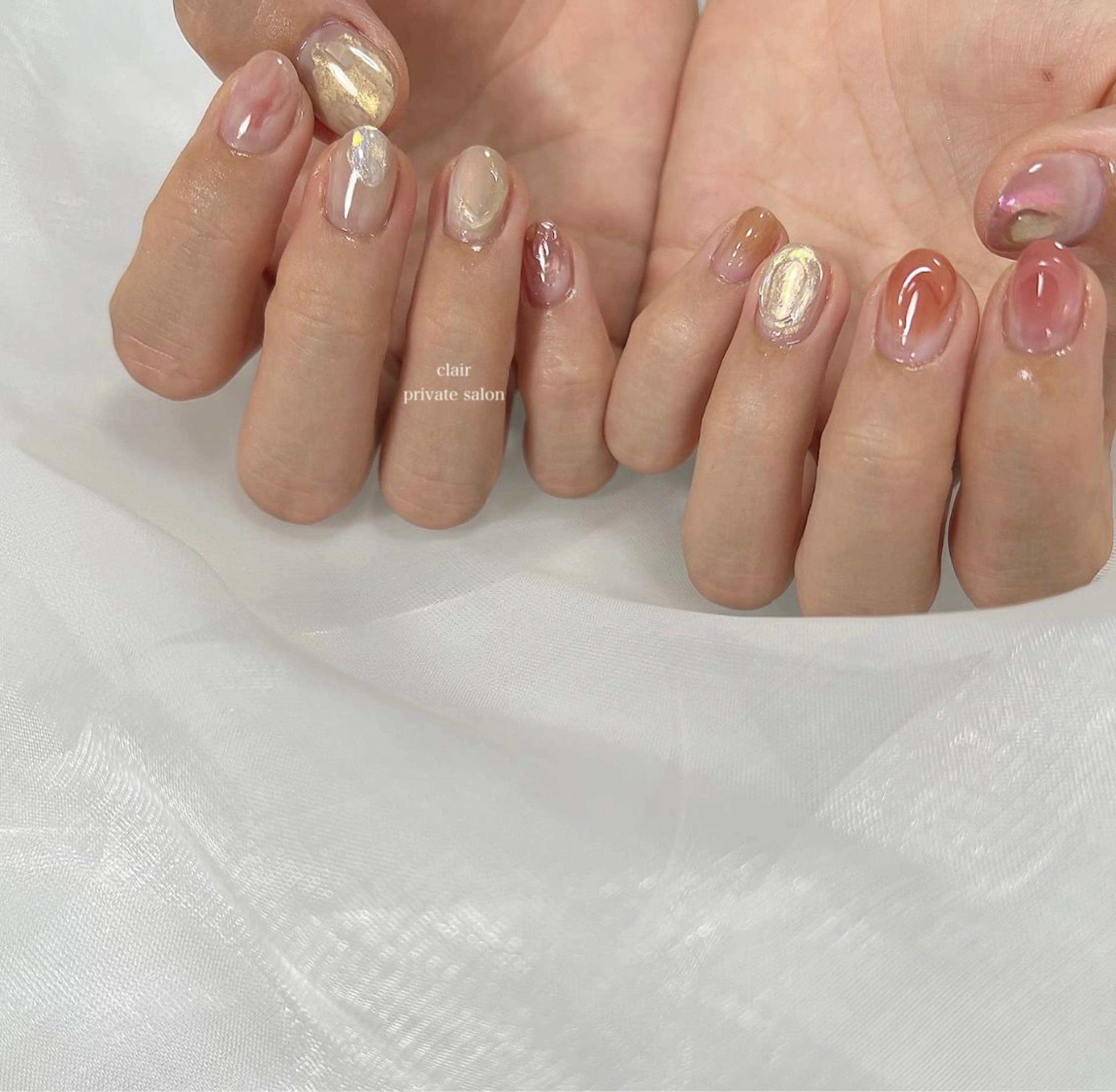 ネイル ハンドネイル ハンドケア nail salon una.のネイルデザイン