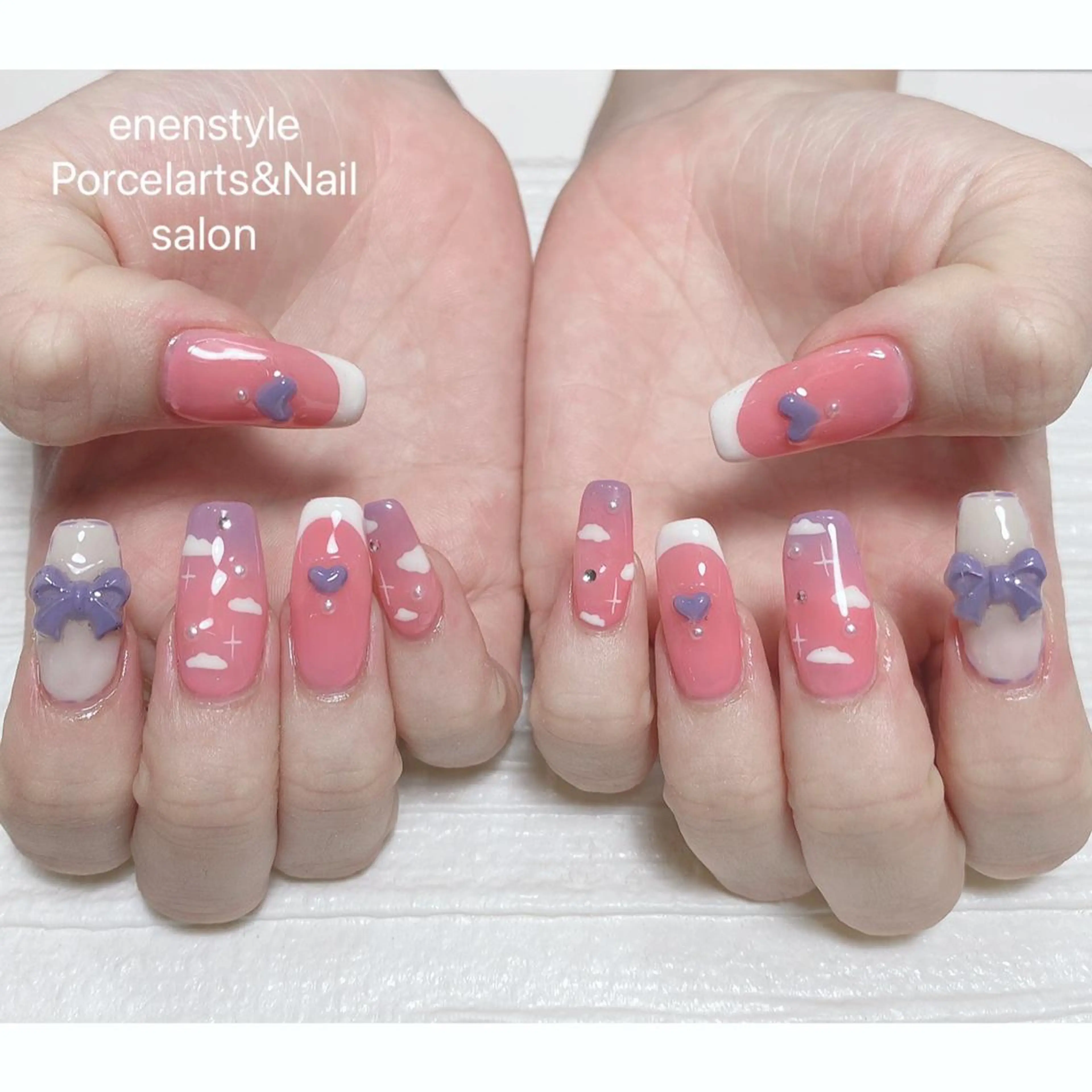 ミディアム ネイル ハンドネイル 👑enen style👑のネイルデザイン