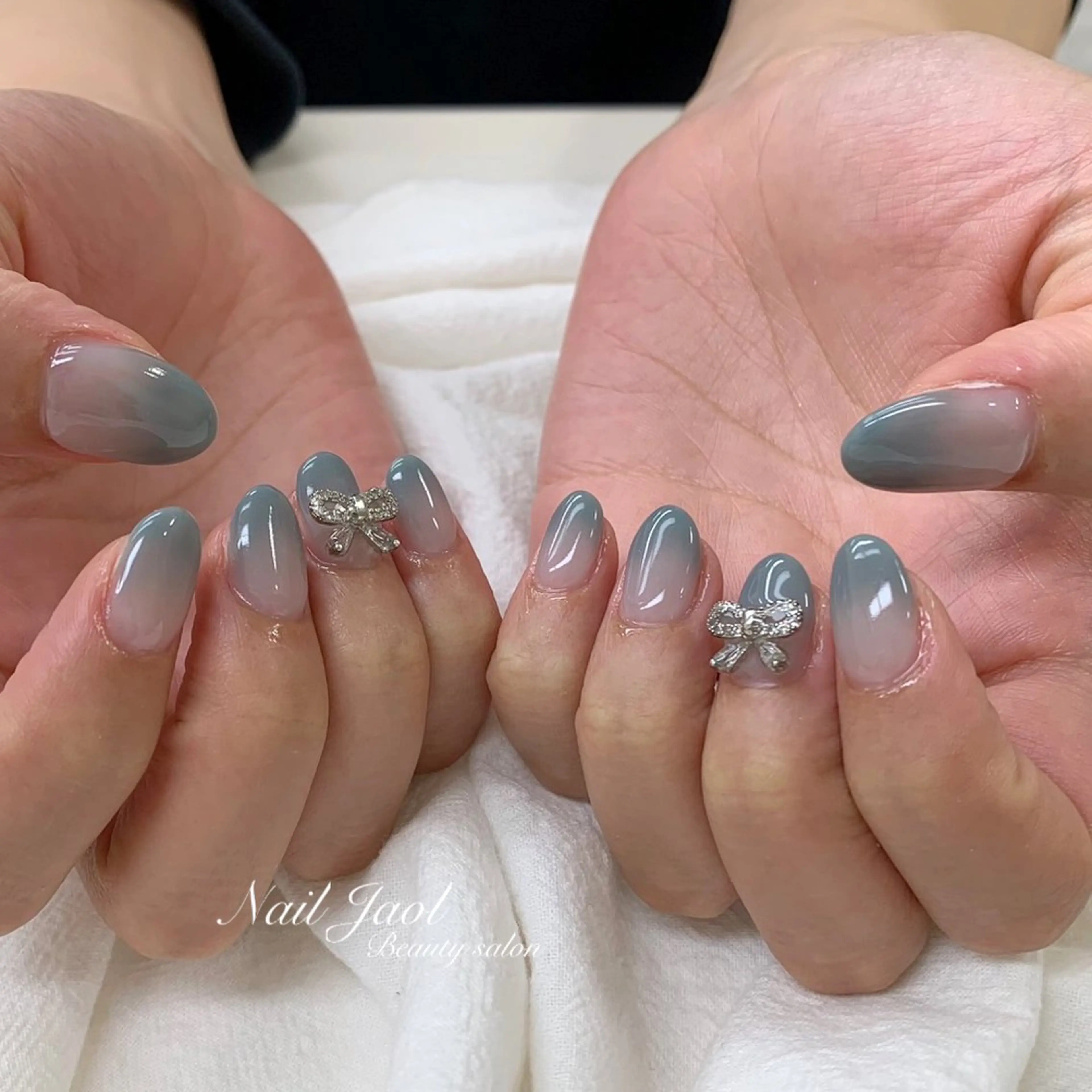 ミディアム 韓国風ヘア ハンドネイル nail jaol池袋店所属・ネイルJaol 池袋のネイルデザイン