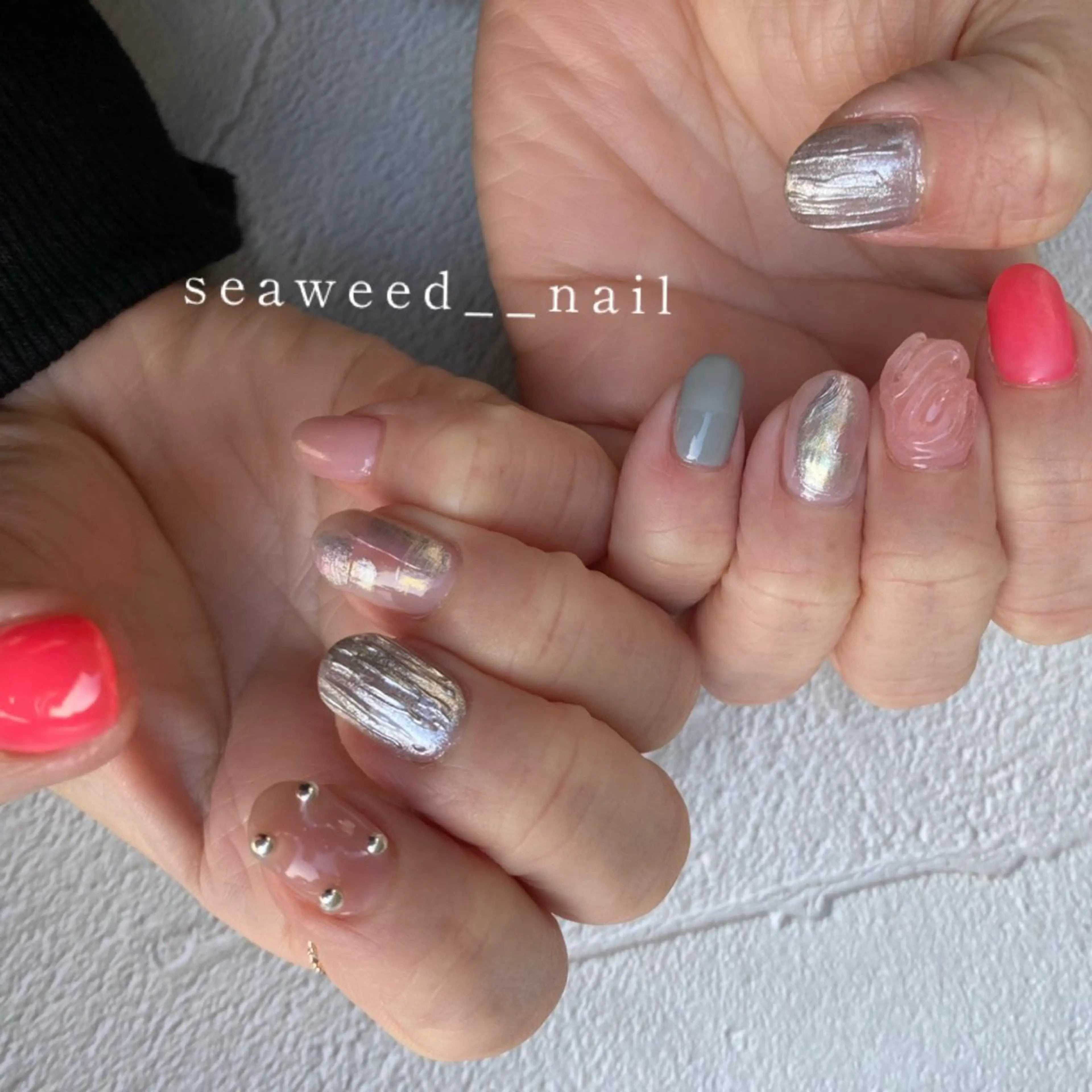 ネイル ハンドネイル seaweed nailのネイルデザイン