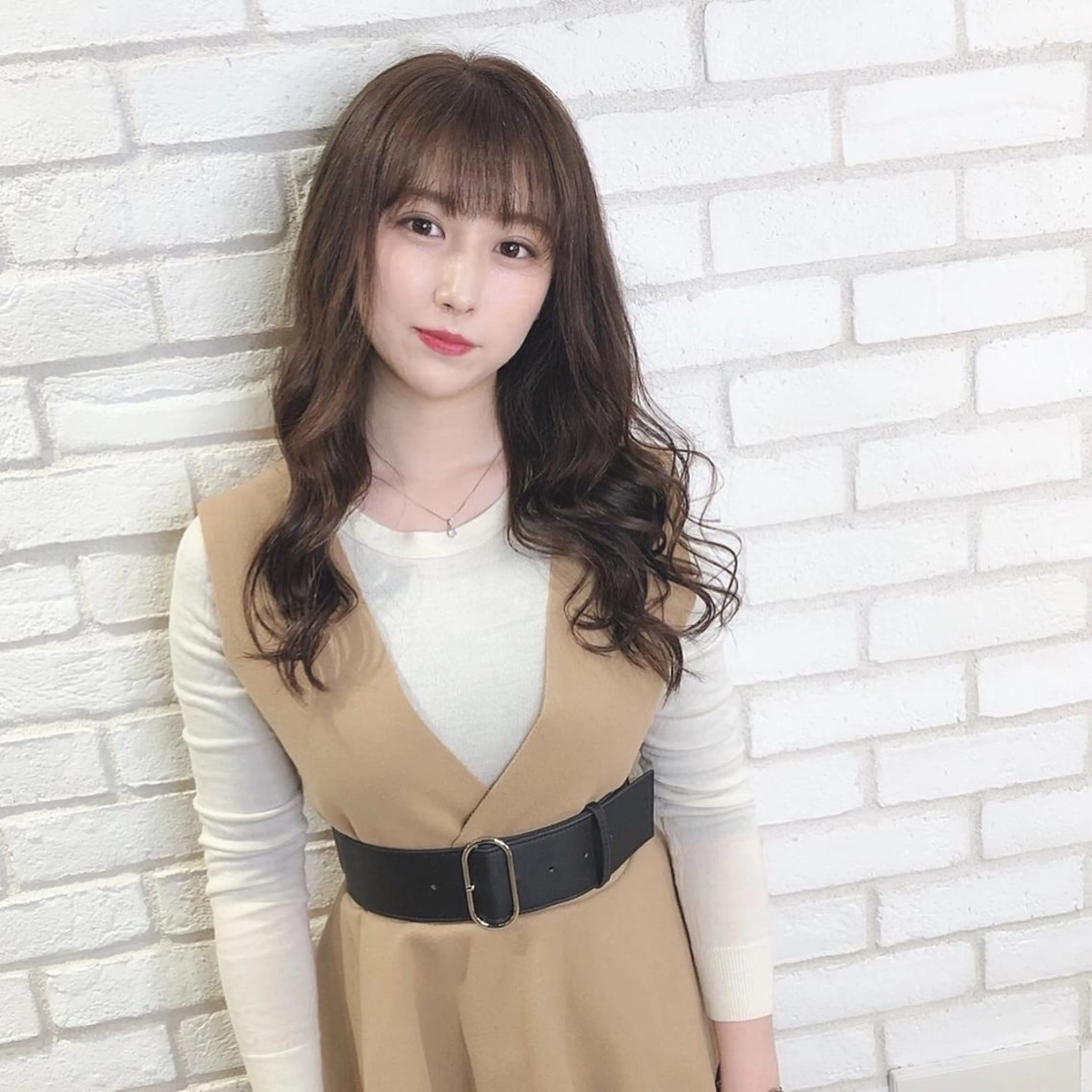 ロング カラー ベージュカラー レイヤーカット ロング ローレイヤー トリートメント GO TODAY シェアサロン 新宿Aura店所属・佐藤 高徳のヘアスタイル