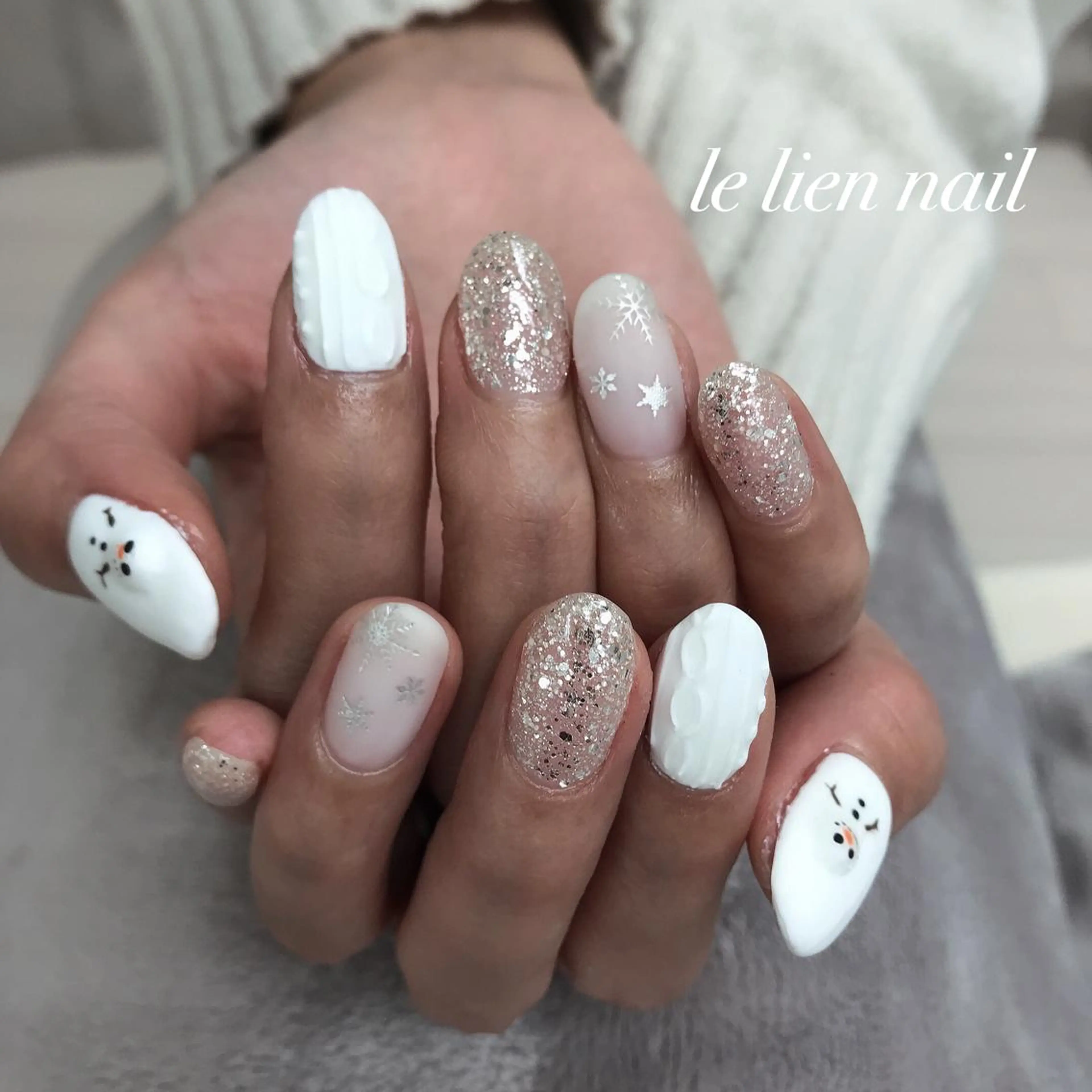 ミディアム ハンドネイル le lien nailのネイルデザイン