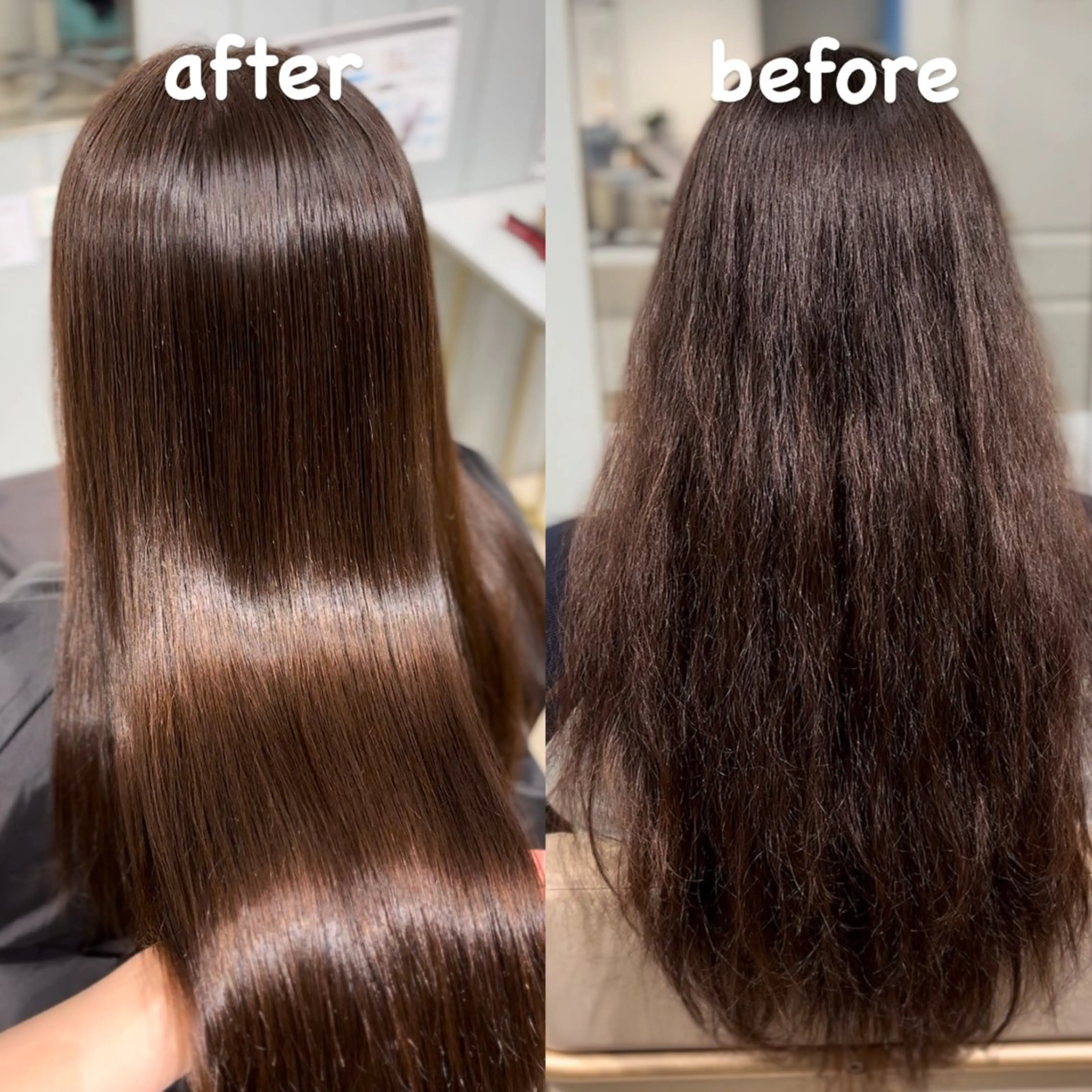 ミディアム 縮毛矯正 縮毛矯正 トリートメント 美髪縮毛矯正/髪質 改善/Lecielのヘアスタイル