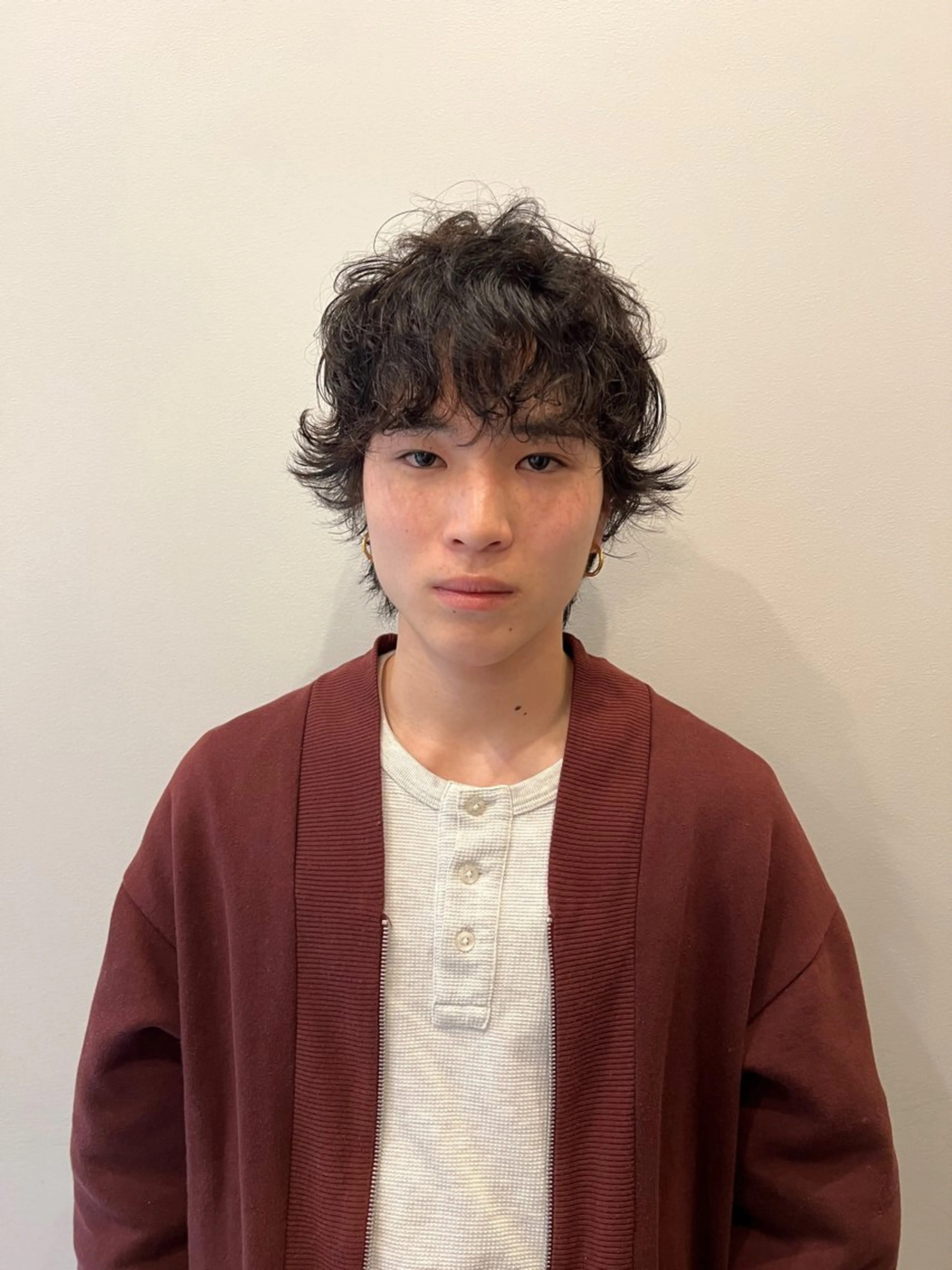 パーマ メンズ メンズパーマ ニュアンスパーマ カット パーマ 大阪メンズハイトーン /スパイキー/RAIのヘアスタイル
