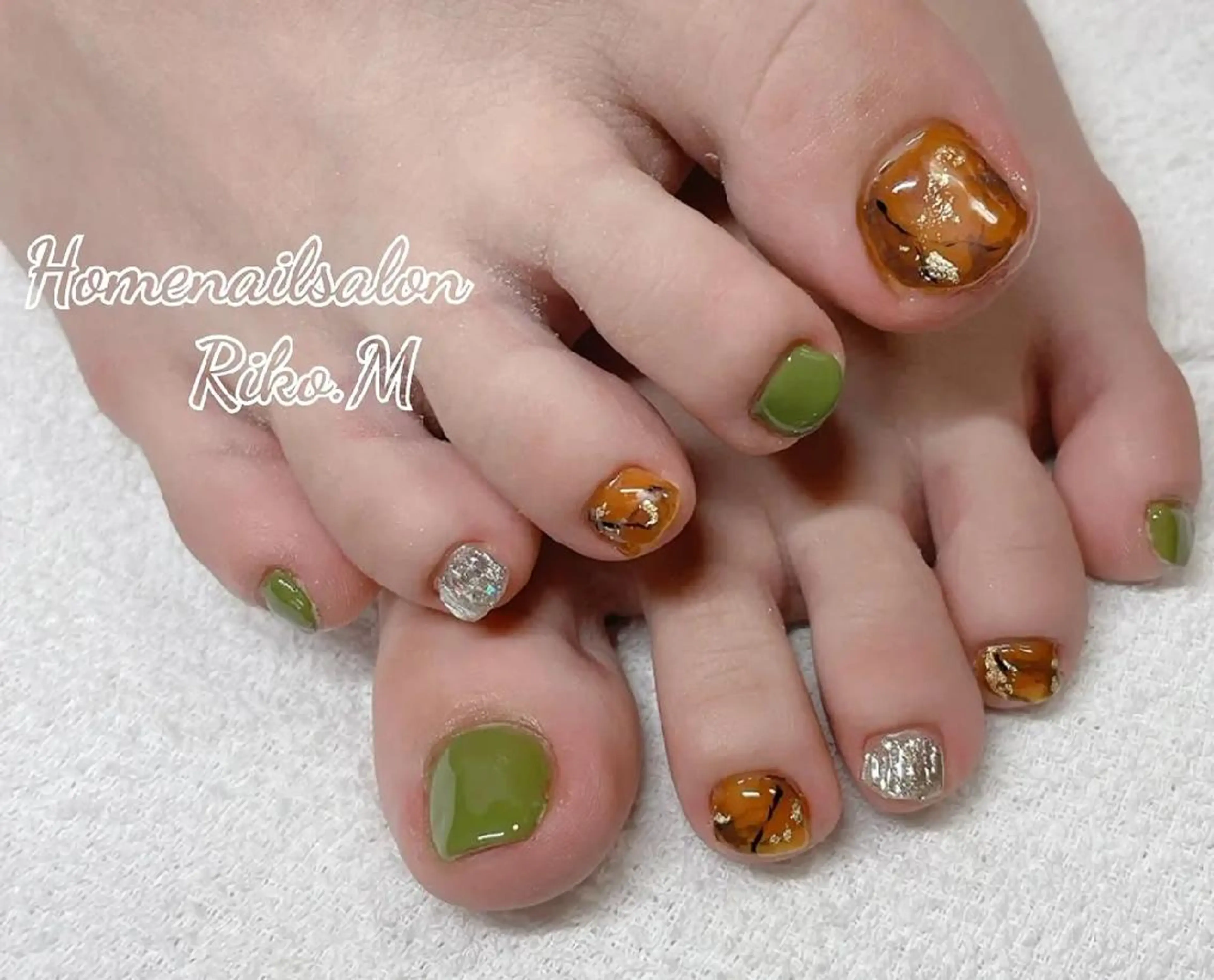 ネイル フットネイル nailsalon Riko.Mのネイルデザイン