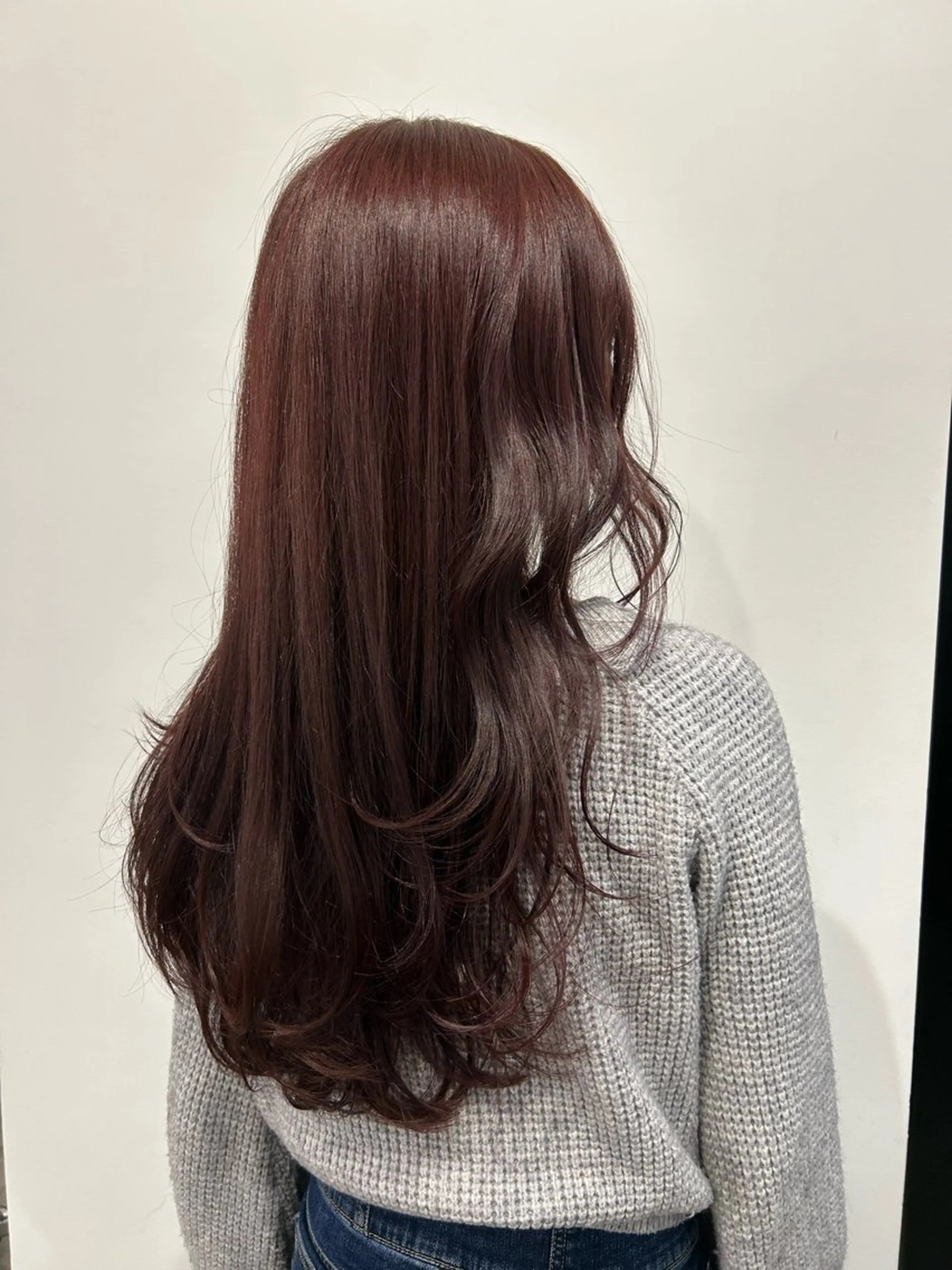 ロング ヘアカラー 山下颯羽 /ワンカラーのヘアスタイル