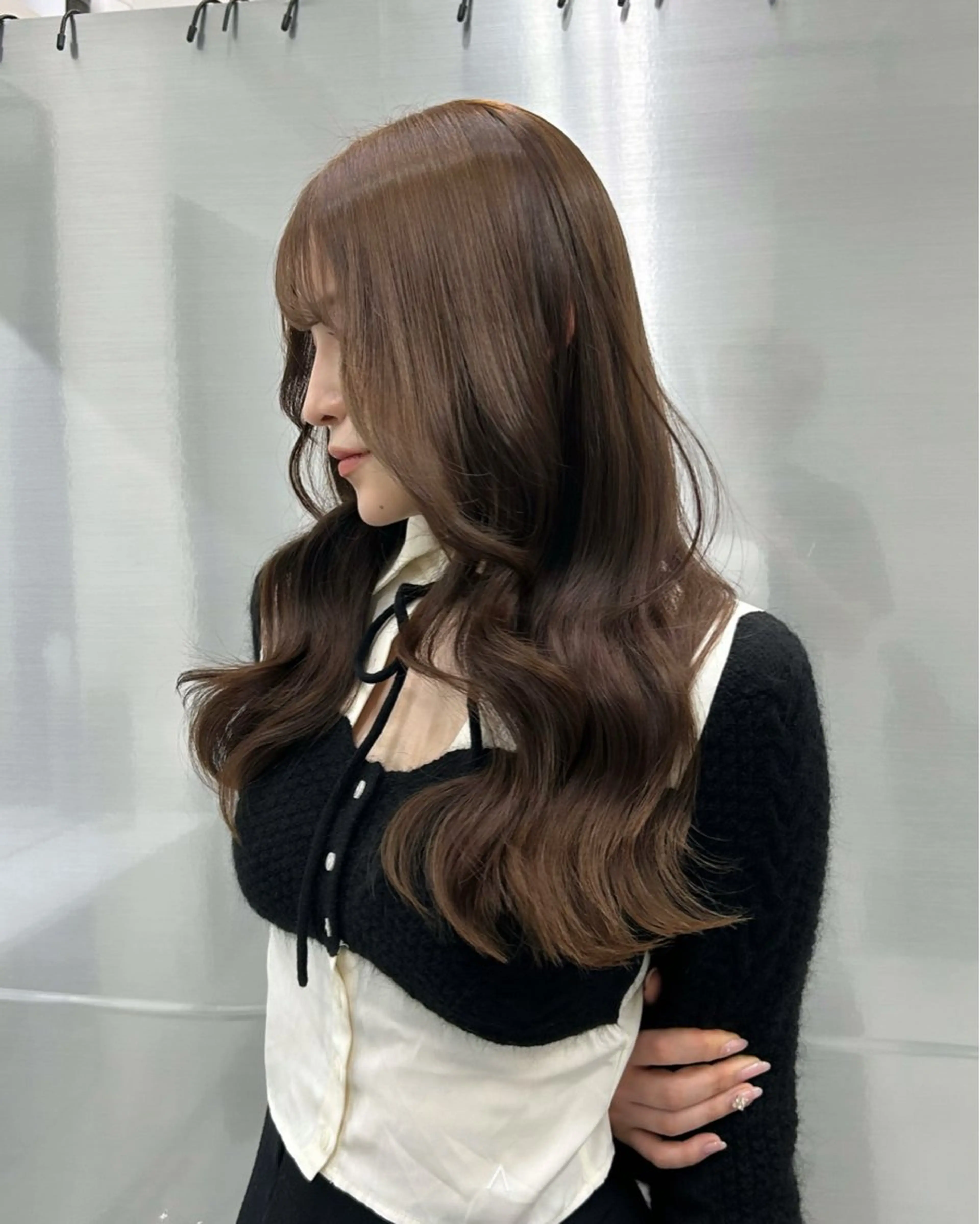 ロング カット ヘアカラー トリートメント LOMKH所属・レイヤーカット/韓国 /縮毛矯正/タツヤのヘアスタイル