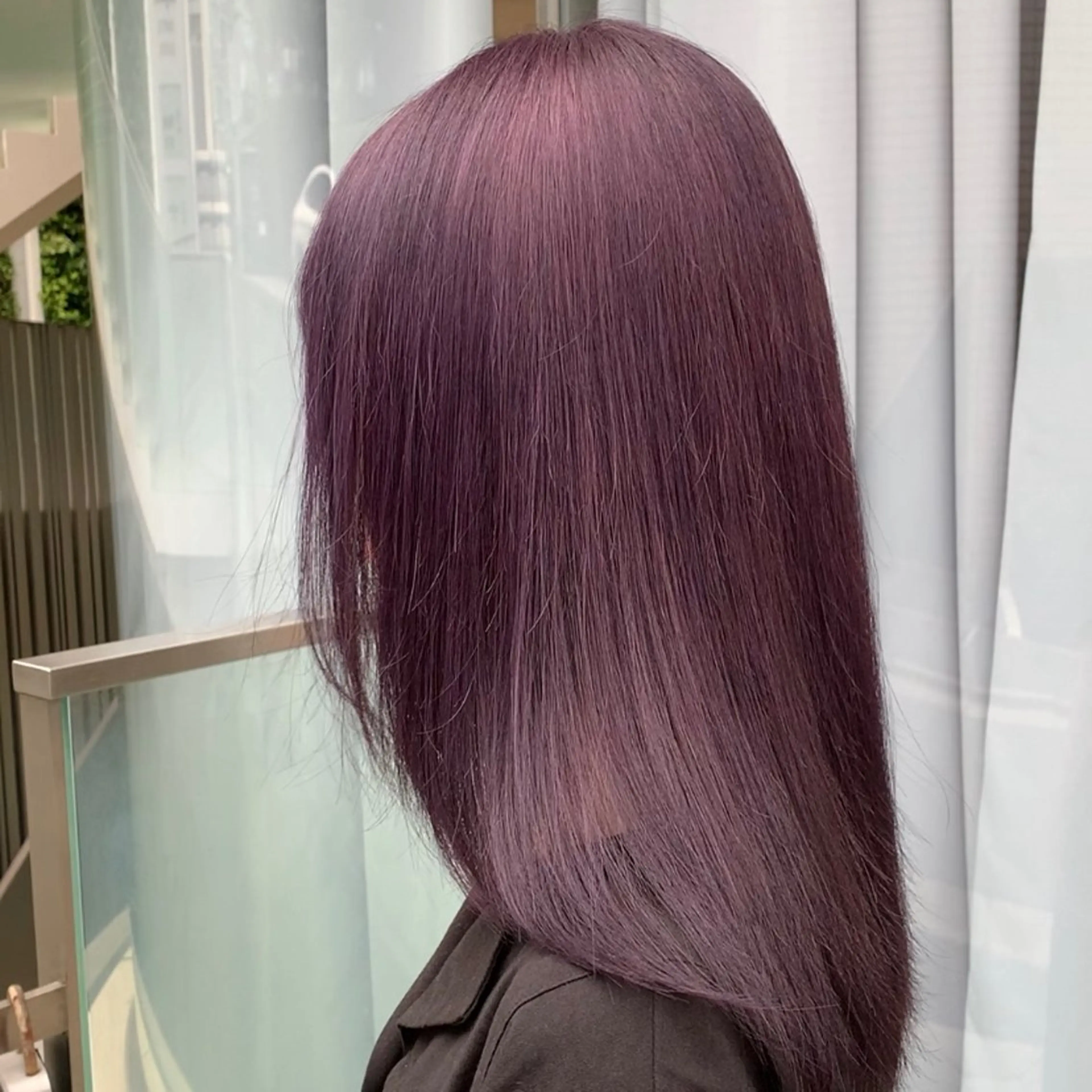 ミディアム カラー ヘアカラー サロウィン(SALOWIN)原宿iori店所属・ツヤツヤ ハイトーン/Reiのヘアスタイル