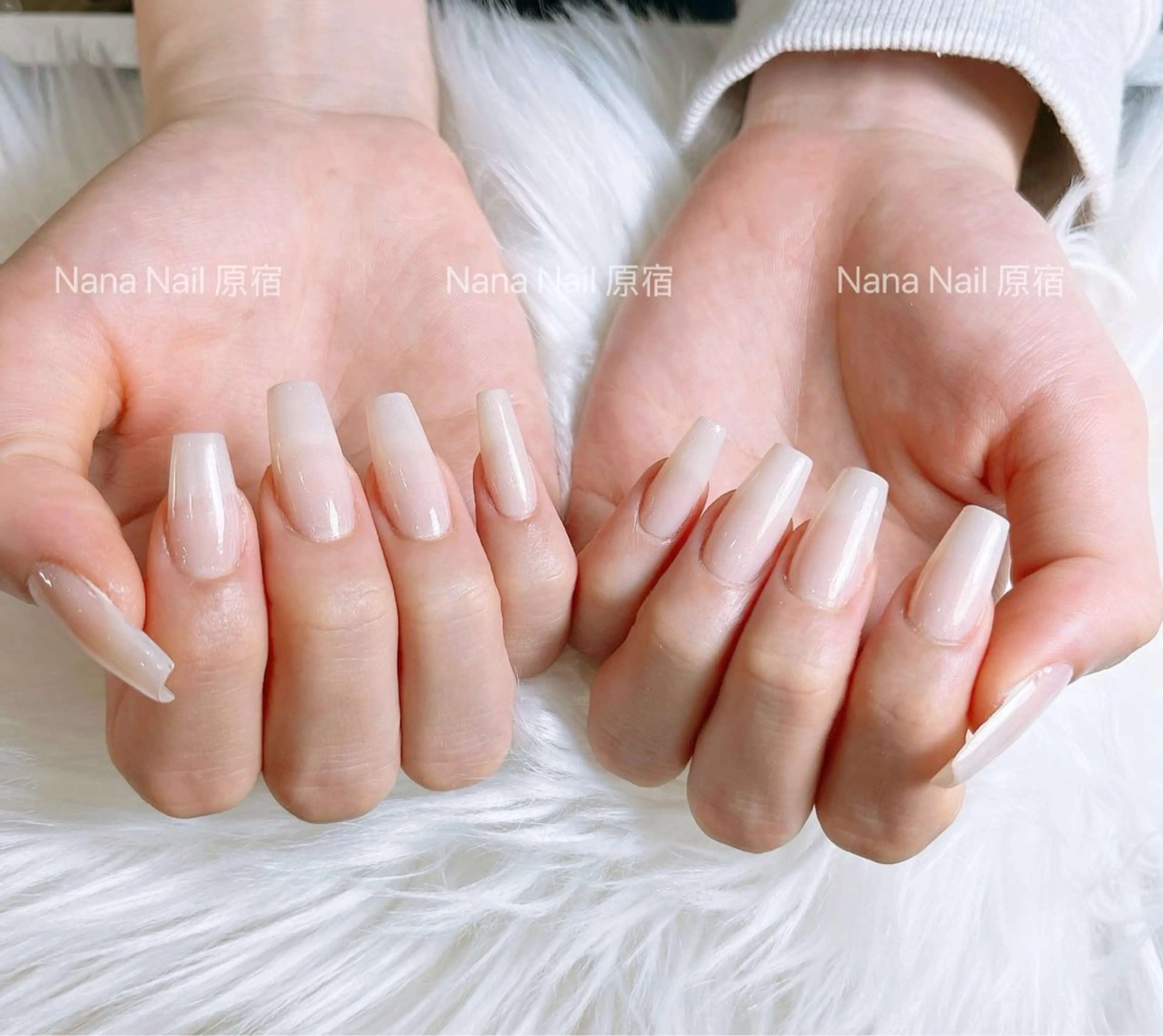 ネイル ワンカラーネイル ネイルチップ ハンドネイル Unicorn Nail原宿表参道のネイルデザイン