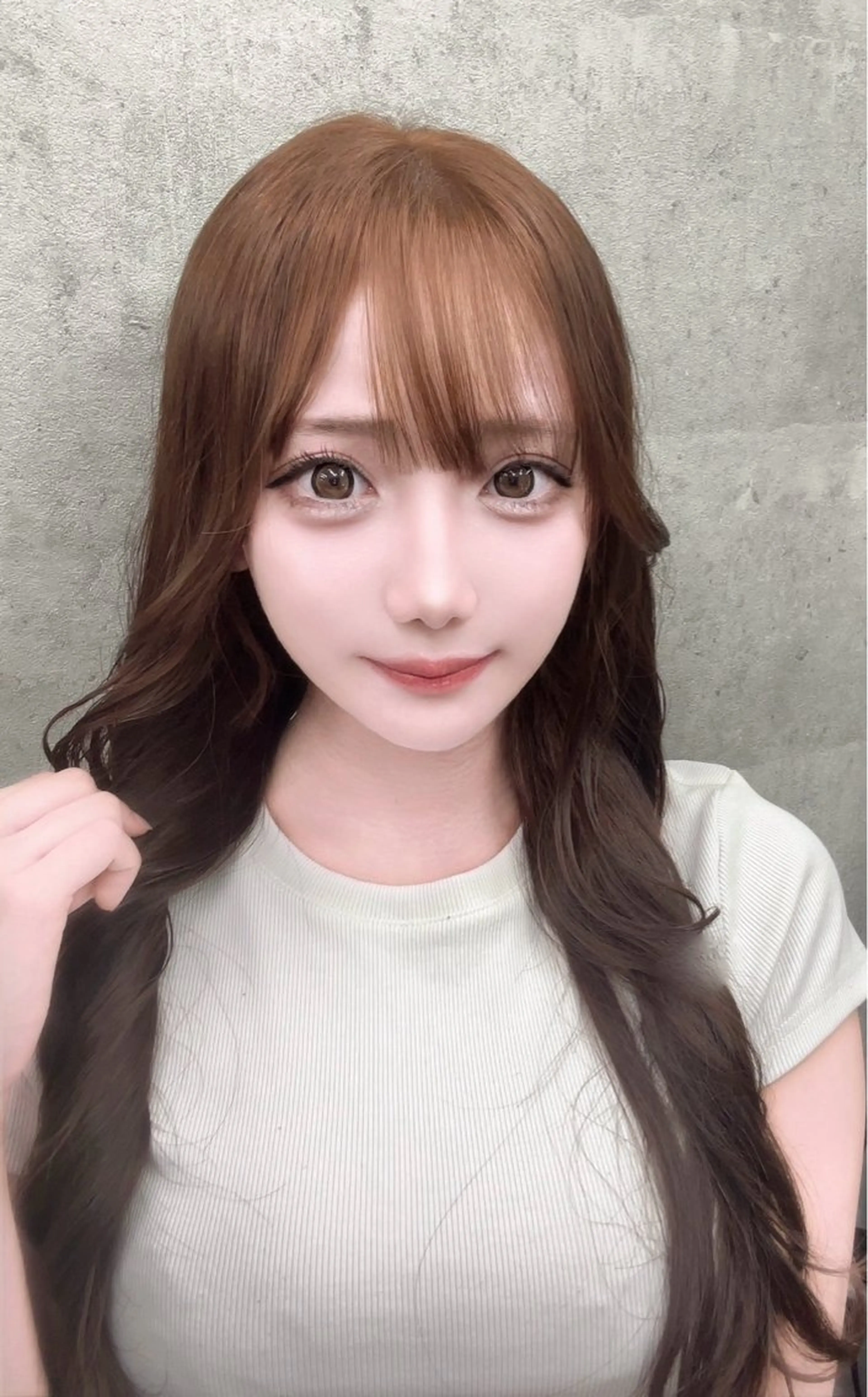 ロング カラー カット ヘアカラー トリートメント 新宿ダブルカラー のりのヘアスタイル