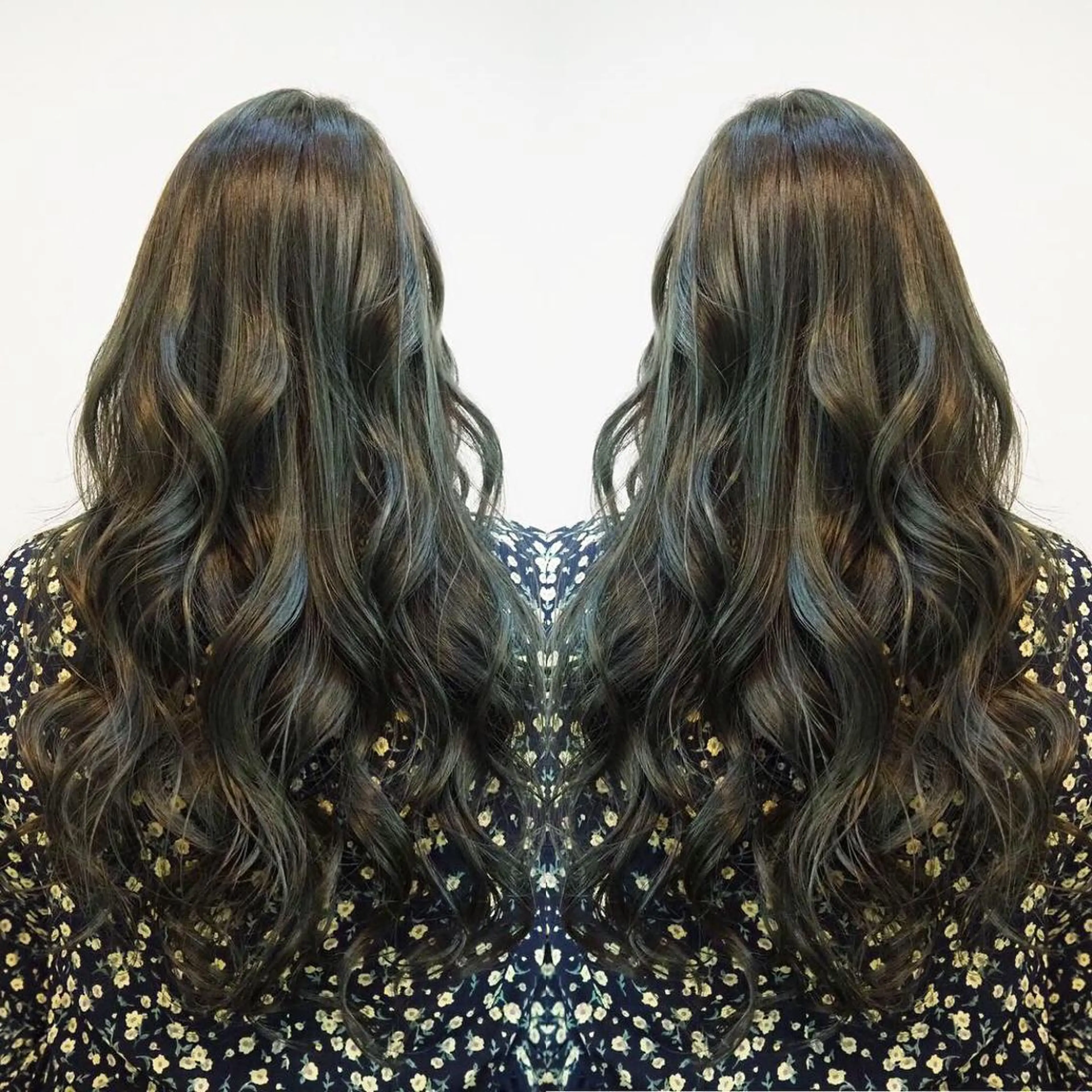 セミロング カラー イルミナカラー LOHAS 関根真由美のヘアスタイル