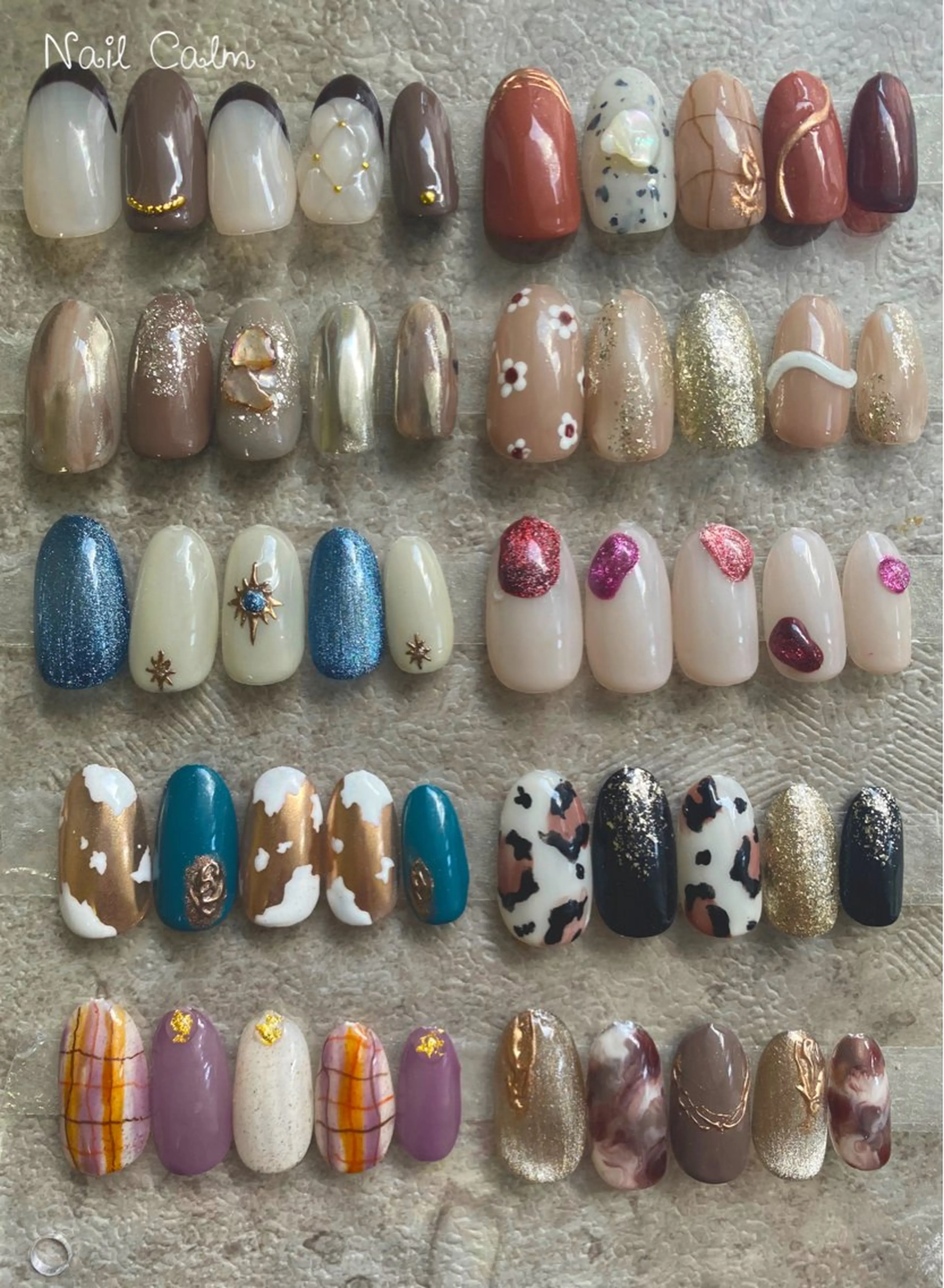 ネイル アートネイル ハンドネイル Nail Calm所属・プライベートサロン Calmのネイルデザイン