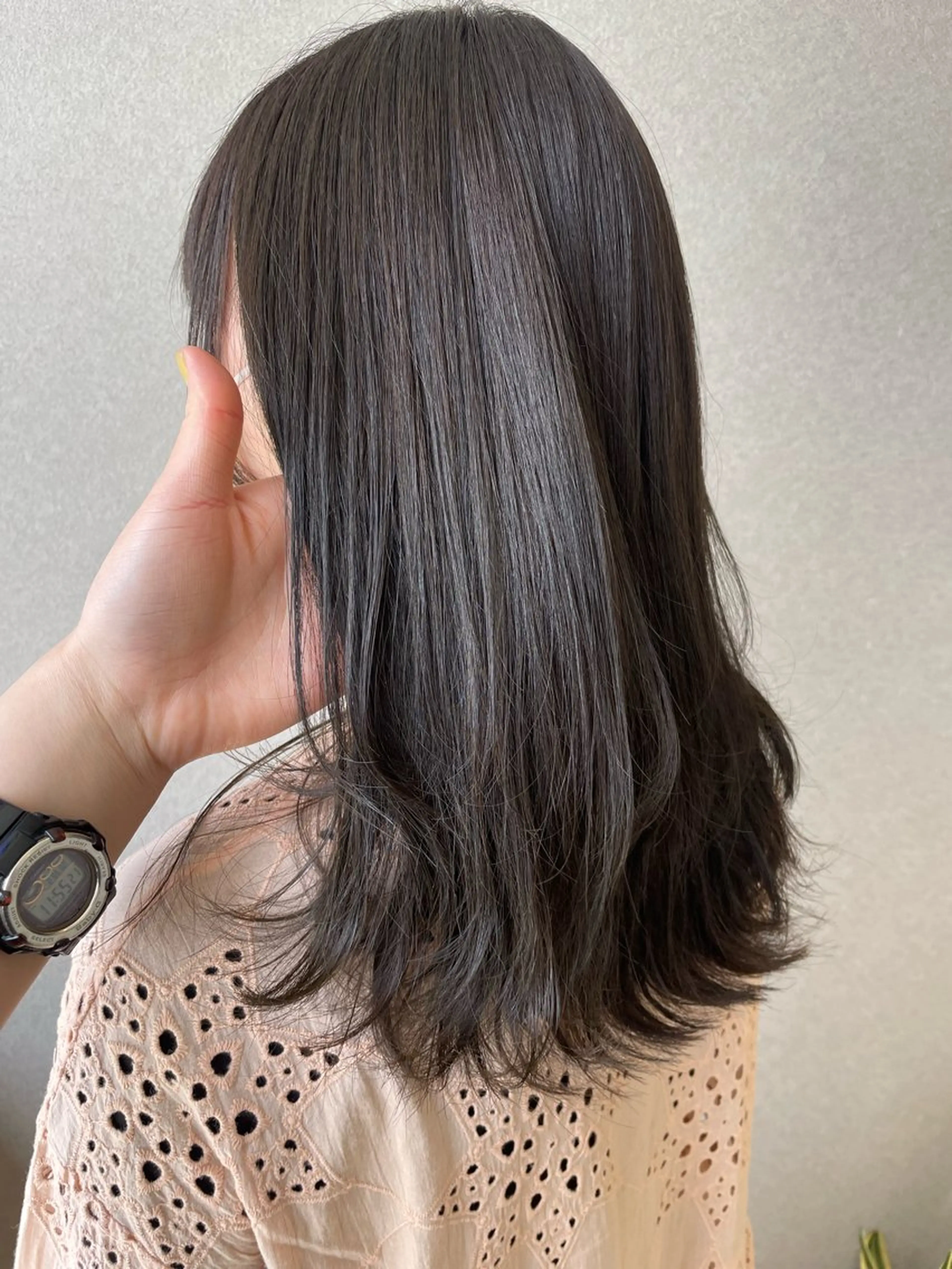 ミディアム カラー オリーブカラー 薬院浄水通/ショート /ボブ/rukaのヘアスタイル