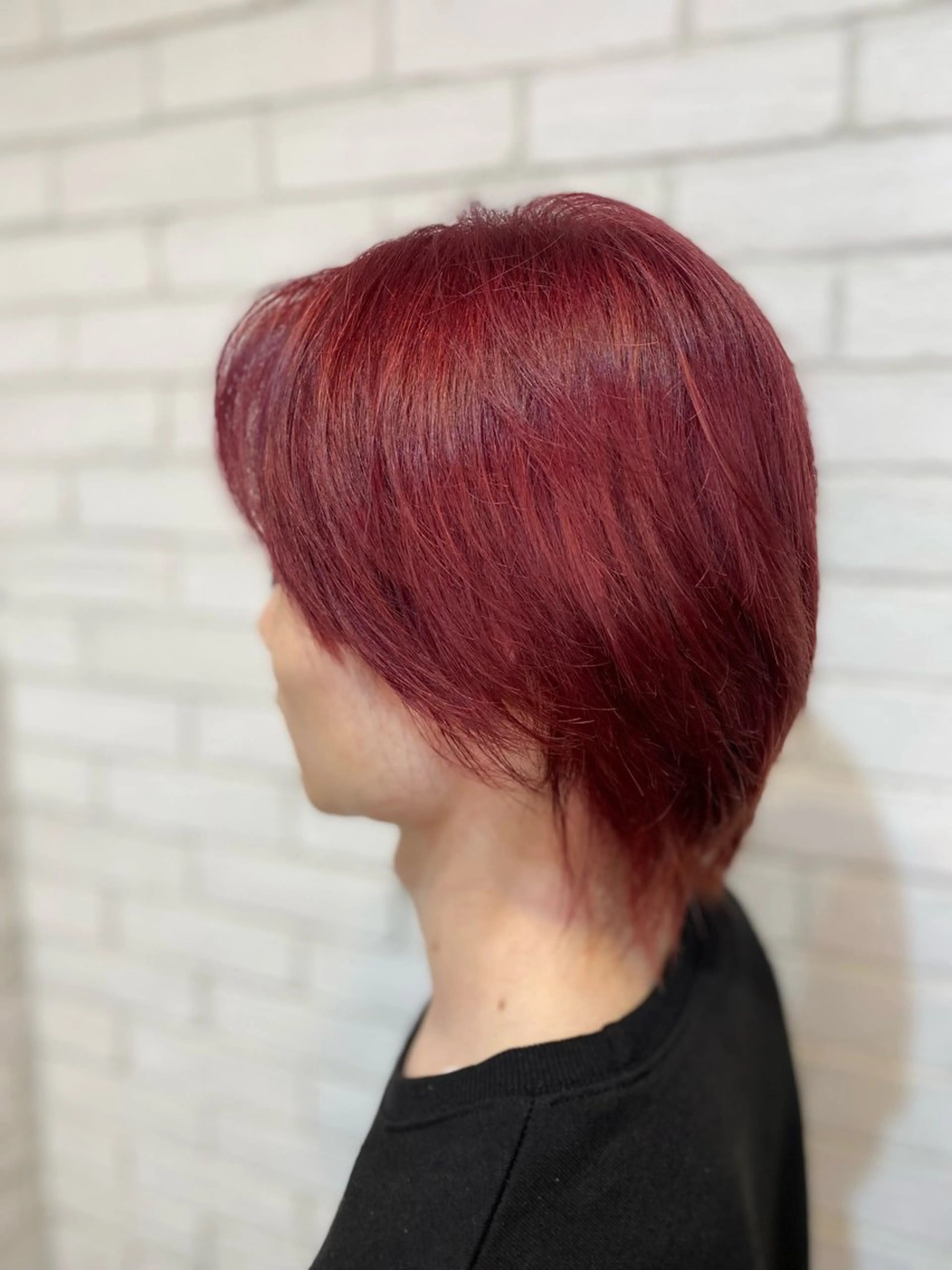 ショート カラー メンズ ヘアカラー トリートメント ヨシダ フミノリのヘアスタイル
