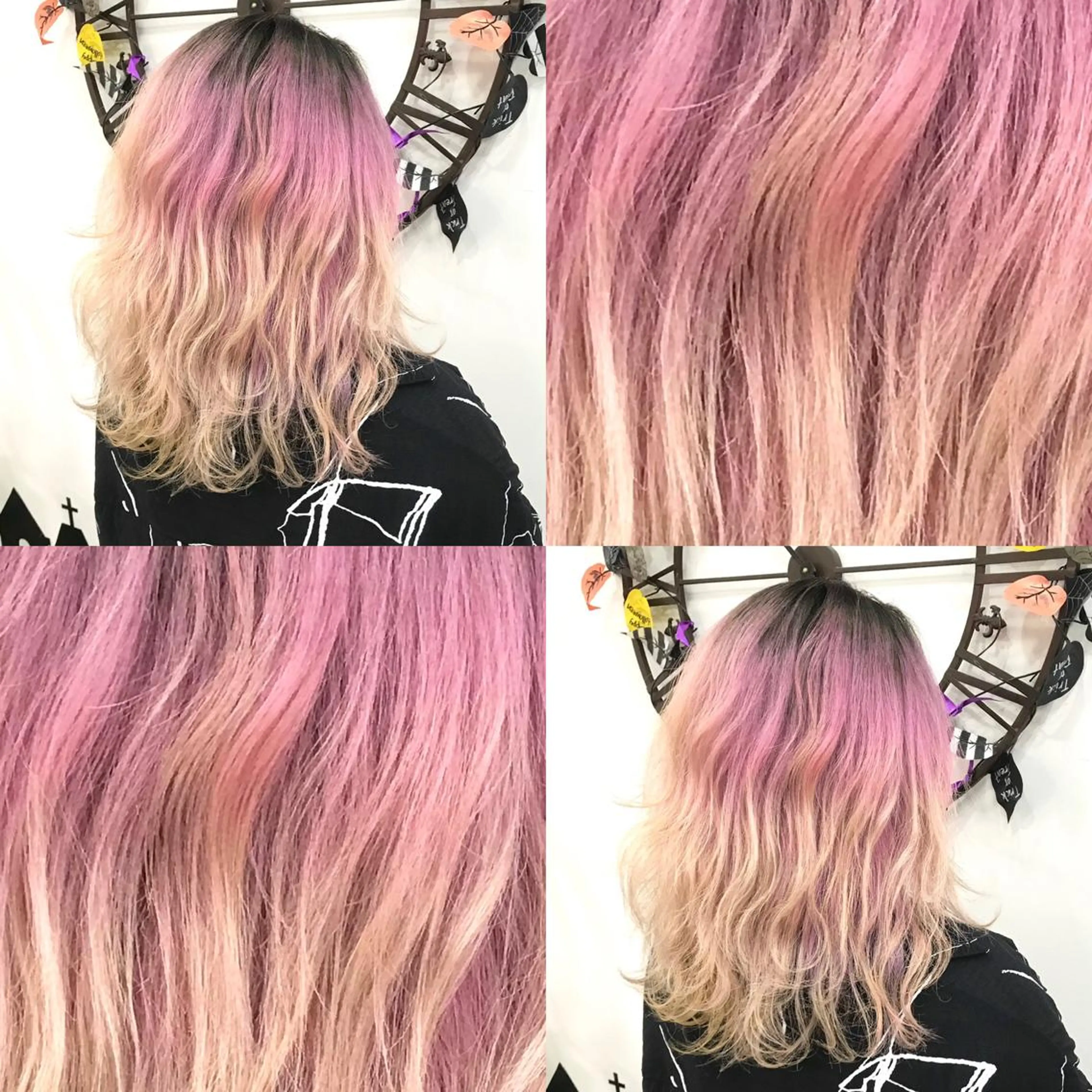 セミロング ハイトーン💫 エクステ💫maiのヘアスタイル